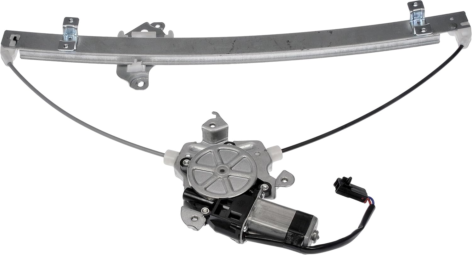 Dorman 741-148 Conjunto de motor y regulador de elevalunas eléctrico delantero del lado del conductor compatible con modelos Nissan seleccionados
