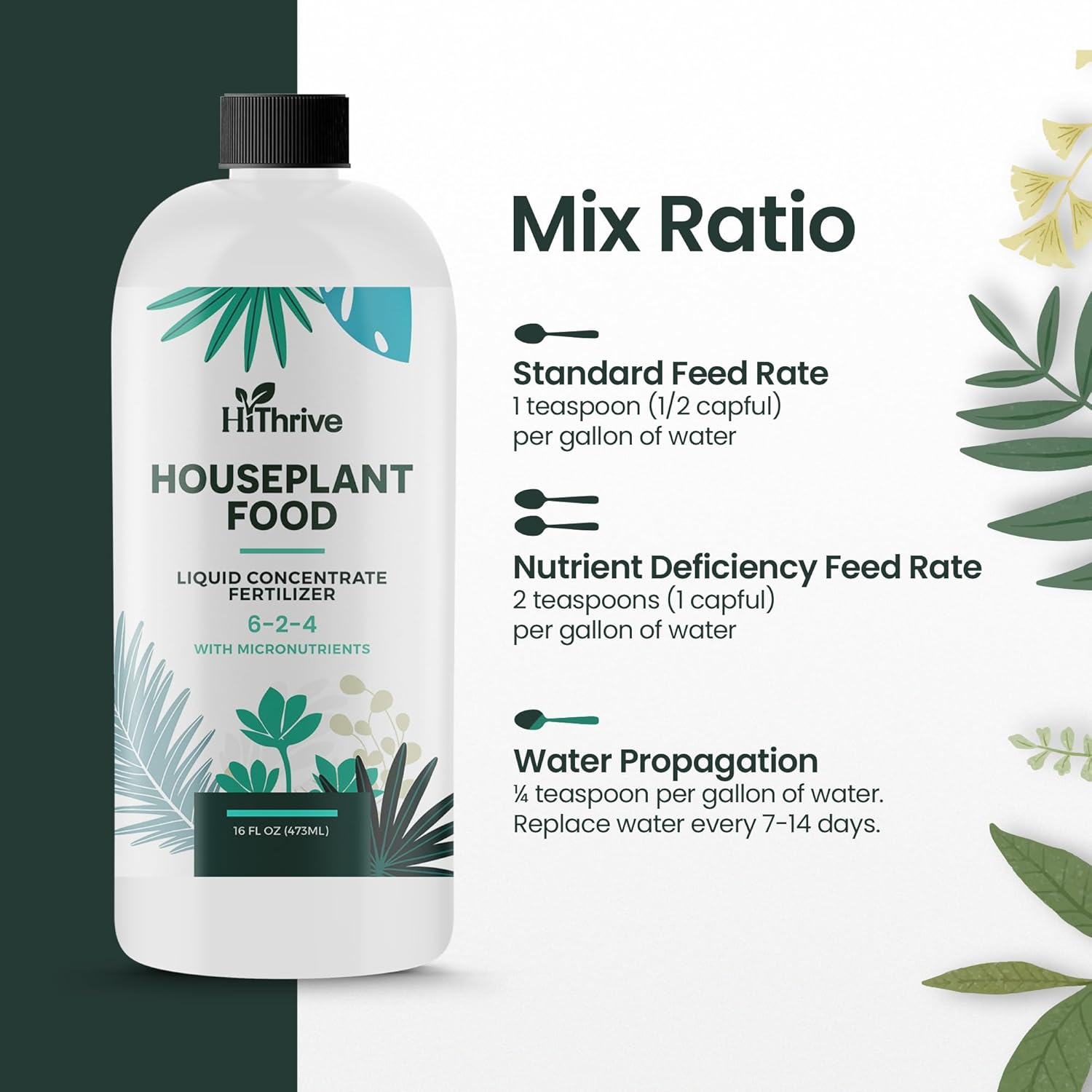 Alimento para plantas de interior, alimento multiusos para plantas de interior, fertilizante para plantas de interior para higueras de hoja de