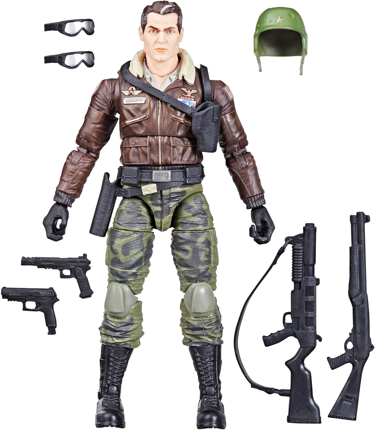 G.I. Joe Clayton Hawk Abernathy – Figura de acción coleccionable, 103, figuras de acción de 6 pulgadas para niños y niñas, con 7 piezas de accesorios