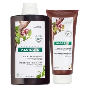 Klorane Champú fortalecedor con quinina y Edelweiss para cabello fino, soporta cabello más grueso, fuerte y saludable, para hombres y mujeres, sin Klorane Champú fortalecedor con quinina y Edelweiss para cabello fino, soporta cabello más grueso, fuerte y saludable, para hombres y mujeres, sin