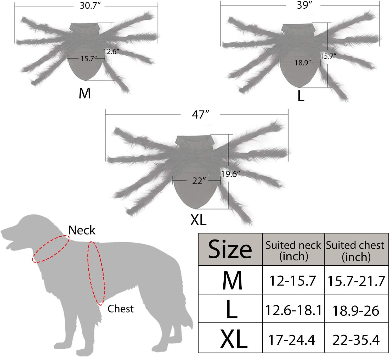 Disfraz de Halloween para mascotas, perros, sudadera de arañas, ropa de cosplay, ropa para mascotas, perros, Halloween, divertido, perro, cachorro,