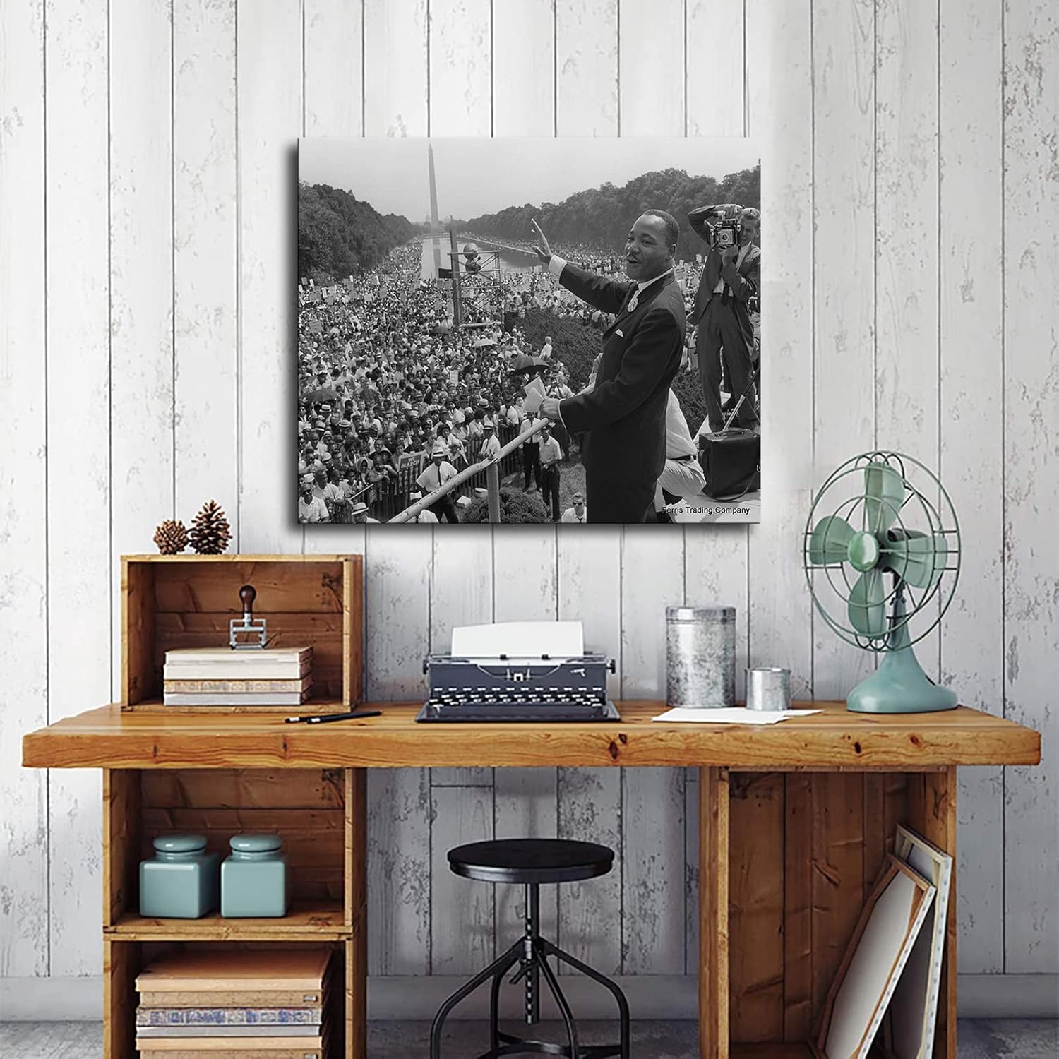 Póster con texto en inglés “I Have A Dream Speech Martin Luther King” (12 x 18 pulgadas, sin marco)