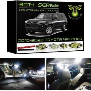 Luces interiores LED blancas para Toyota 4Runner 2010-2023, 16 piezas, 6000 K, superbrillantes, serie 3014, SMD, mapa, puerta, espejo de tocador, Luces interiores LED blancas para Toyota 4Runner 2010-2023, 16 piezas, 6000 K, superbrillantes, serie 3014, SMD, mapa, puerta, espejo de tocador,