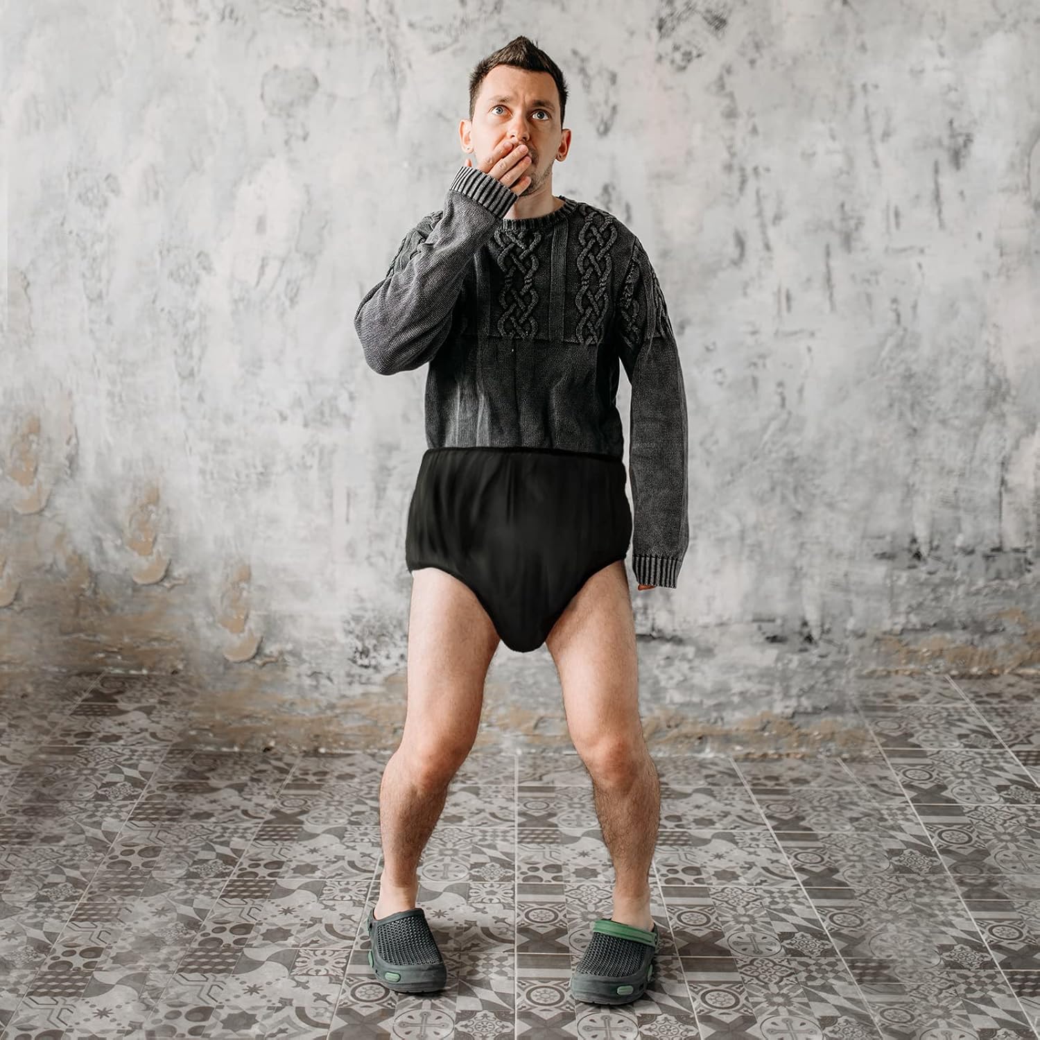 9 piezas de calzoncillos impermeables para incontinencia, pantalones de plástico a prueba de fugas, ropa interior de incontinencia para adultos,