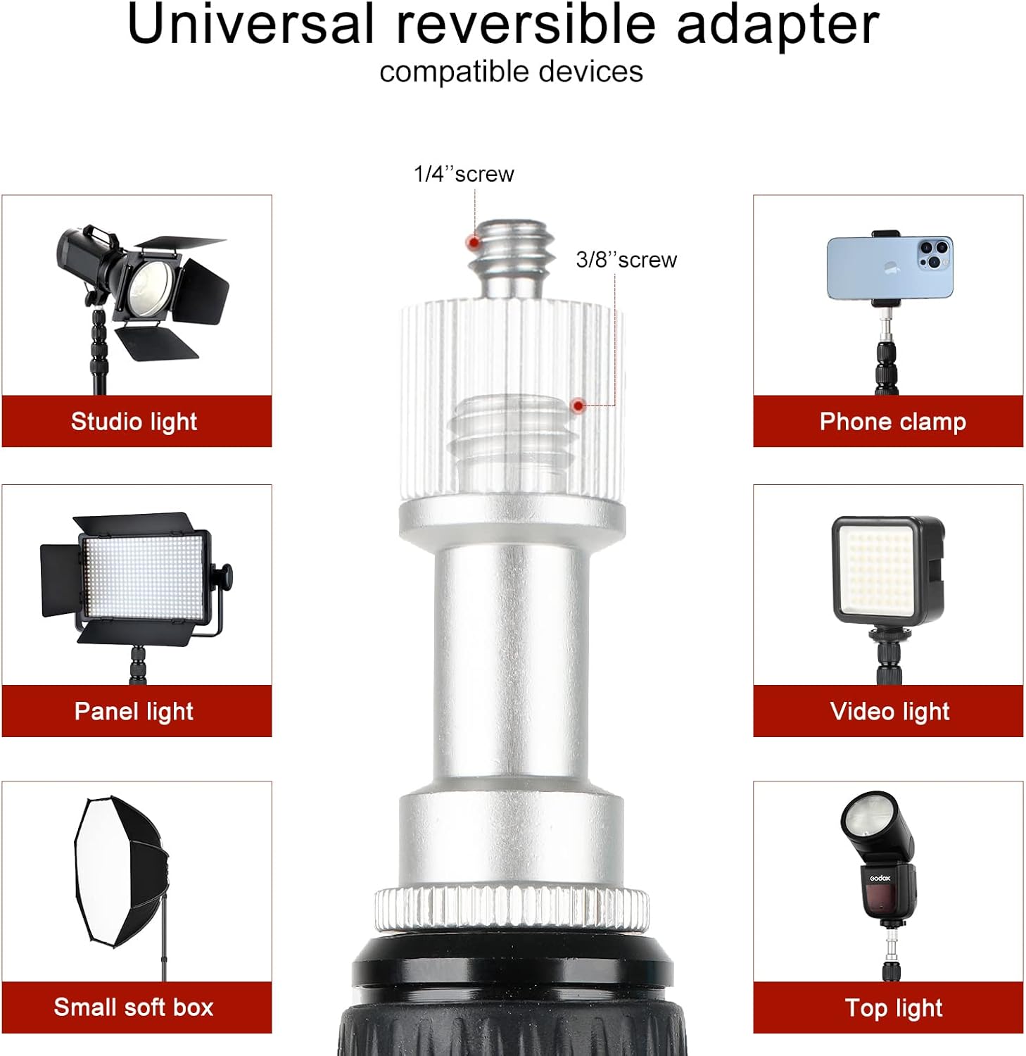 Besnfoto Soporte de luz para fotografía, ligero, portátil, de aluminio, 86.6in7 pies para luz de velocidad, flash, luz LED, caja de luz pequeña, luz