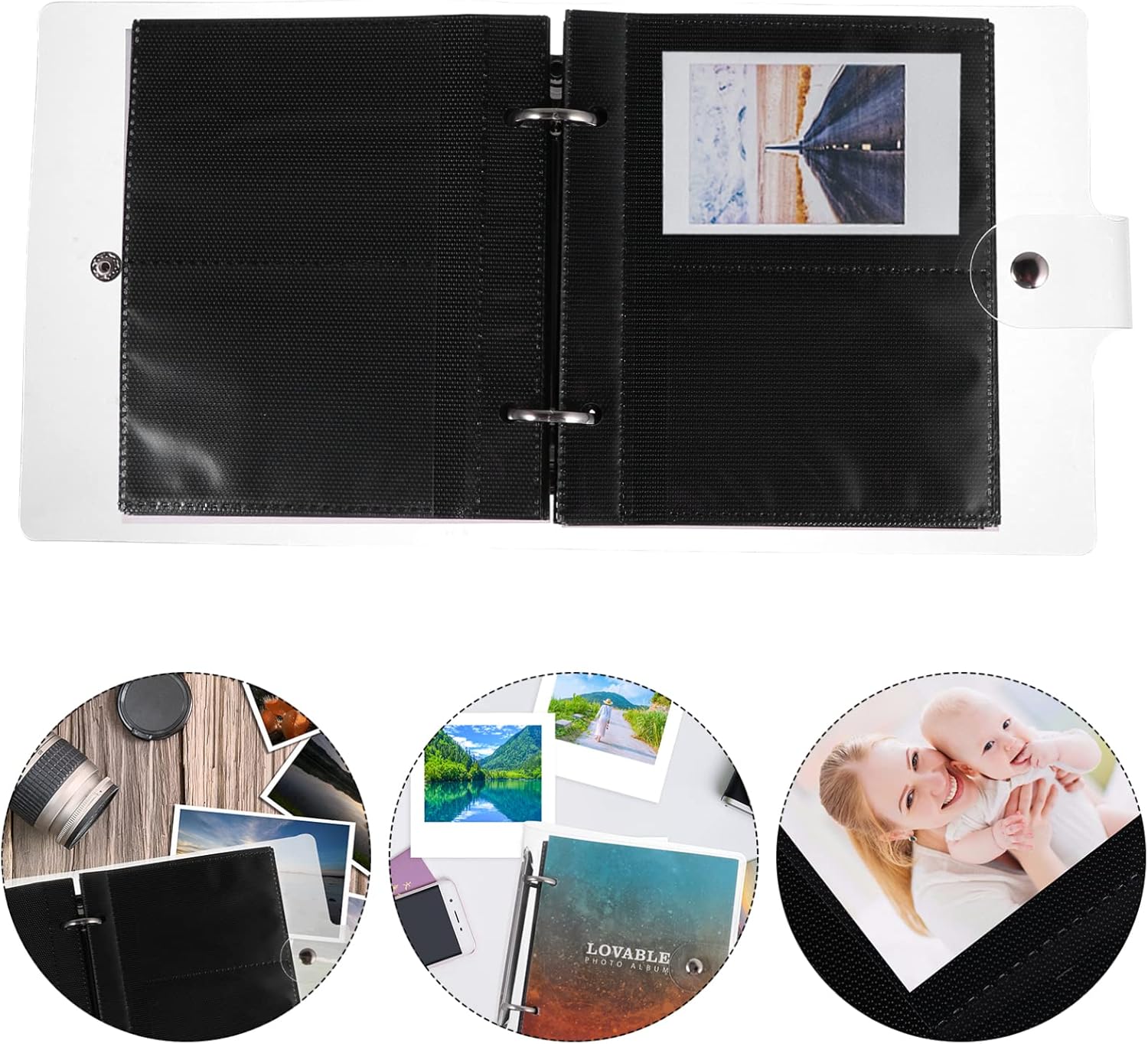 Álbum de fotos de 3 pulgadas, 3 pulgadas, álbum de fotos de hojas sueltas, mini álbum de fotos, álbum familiar, libro de sentimientos, coleccionista
