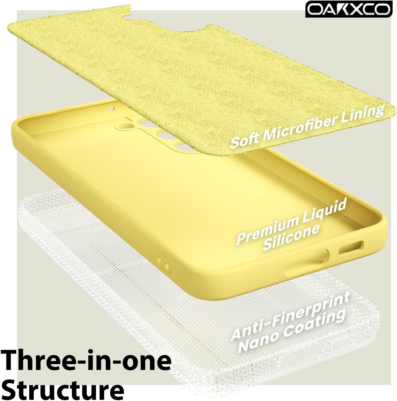 oakxco Funda para teléfono Samsung Galaxy S23 Plus con agarre de silicona líquida, bonita funda de gel suave de goma TPU suave para mujeres y niñas,