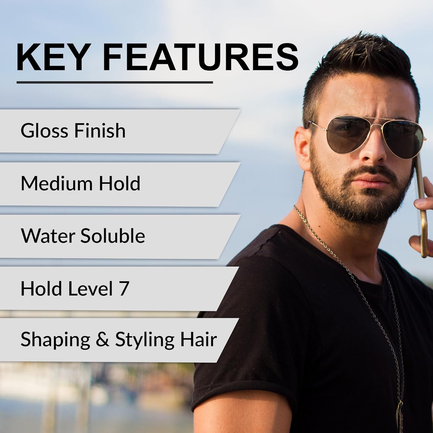 Pomada tradicional Mantenga el nivel 7  Pomada para dar forma y peinar para hombres y mujeres para todo tipo de cabello  Pomada natural de fijación