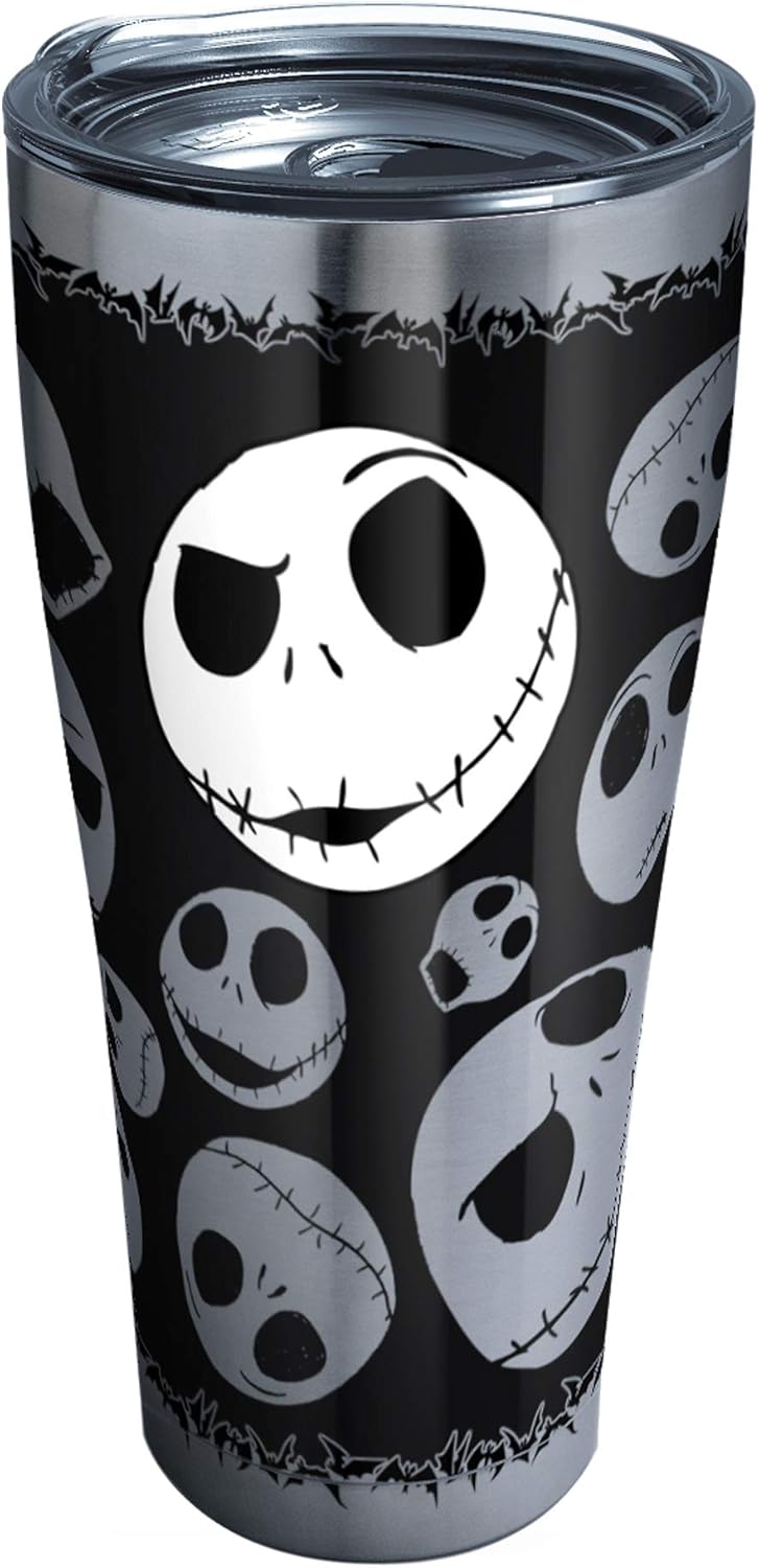 Tervis Disney – Vaso aislado de triple pared con aislamiento para el 25 aniversario de El extraño mundo de Navidad mantiene las bebidas frías y