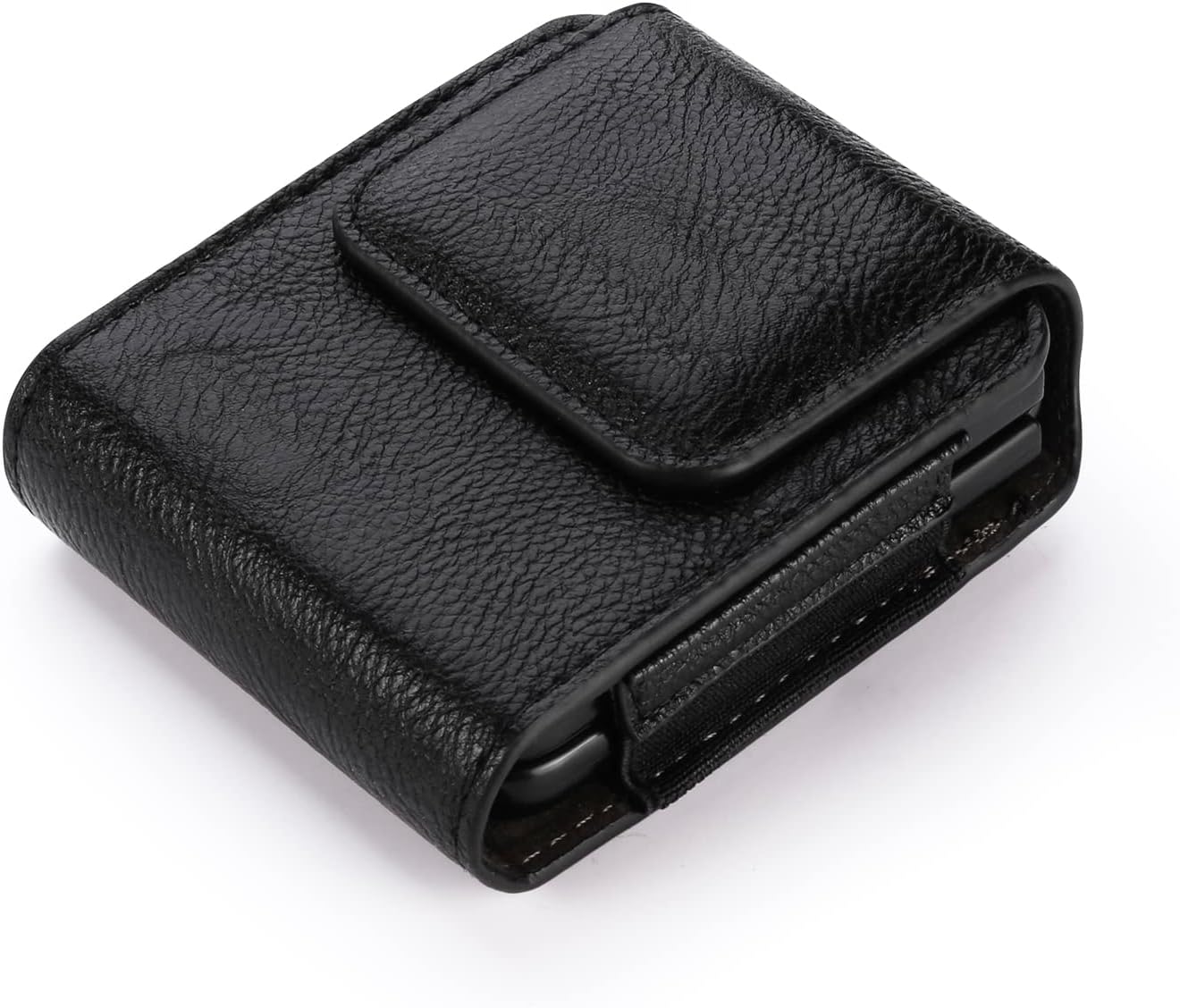 Funda de cuero sintético con clip para cinturón para Samsung Galaxy Z Flip 4 Galaxy Z Flip 3 5G Z Flip 5G Z Flip 5G Z Flip 5G Z FlipMotorola Moto