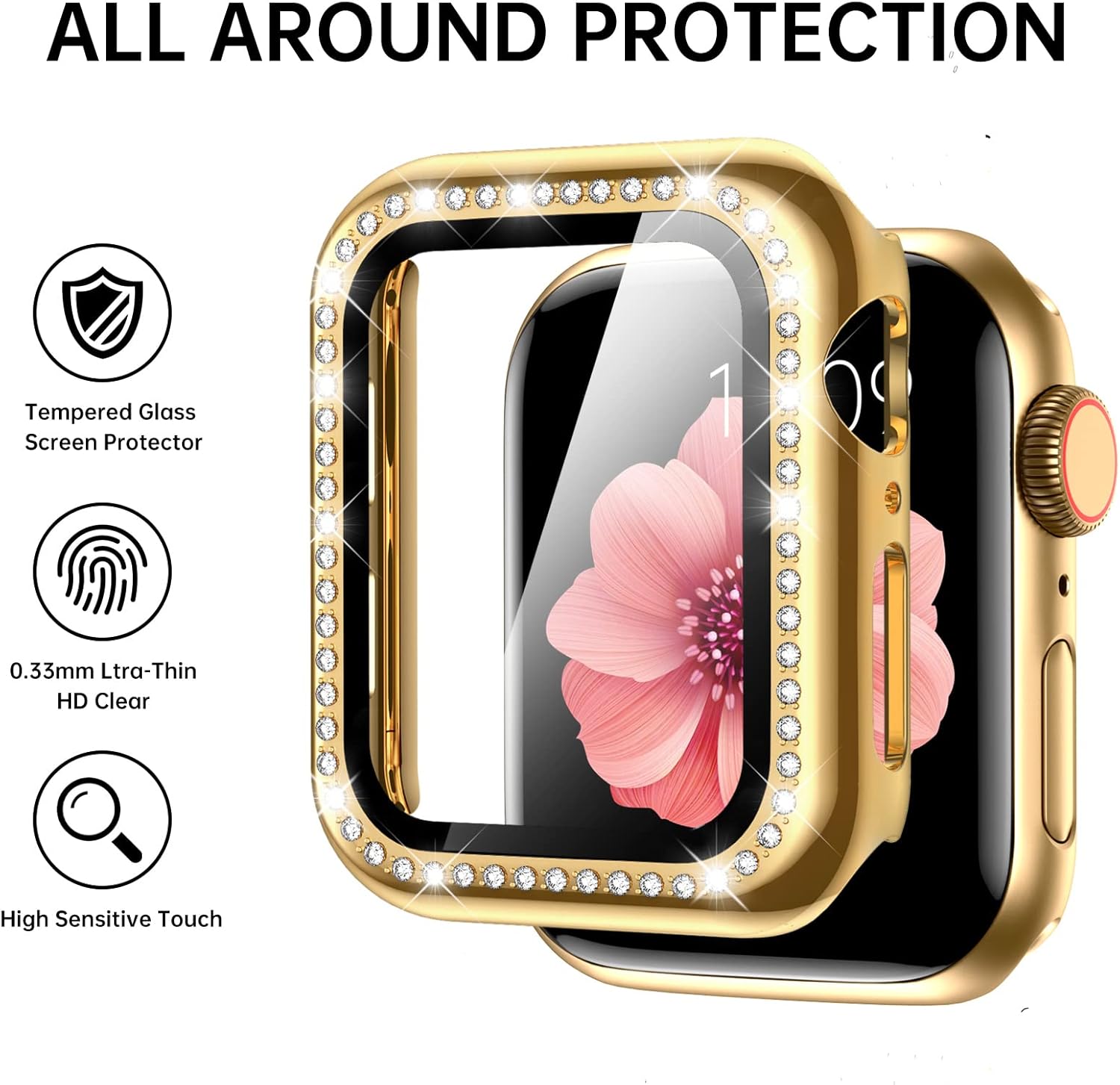 Mesime Compatible con Apple Watch Band de 1.496 pulgadas, 1.575 pulgadas, 1.614 pulgadas, 1.654 pulgadas, 1.732 pulgadas, 1.772 pulgadas, correa de