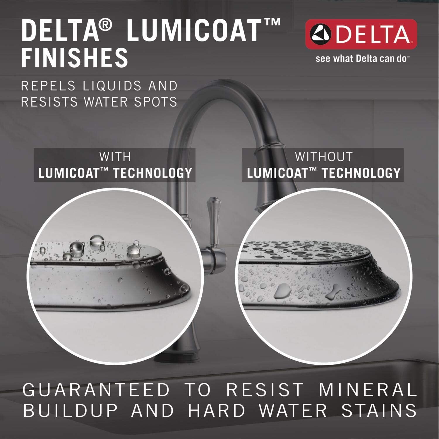 Delta Faucet Monrovia – Grifo de barra de níquel cepillado, grifo de fregadero de barra de un solo agujero, grifos de barra húmeda con rociador
