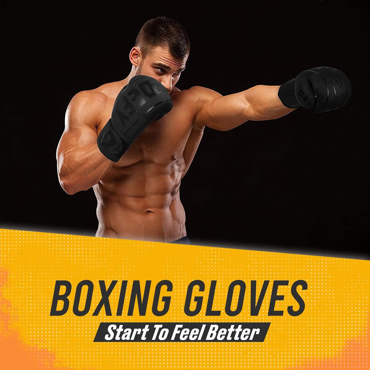 DEFY – Guantes de boxeo para hombres y mujeres, guantes de boxeo de cuero sintético de alta calidad para entrenamiento, perfectos para perforar