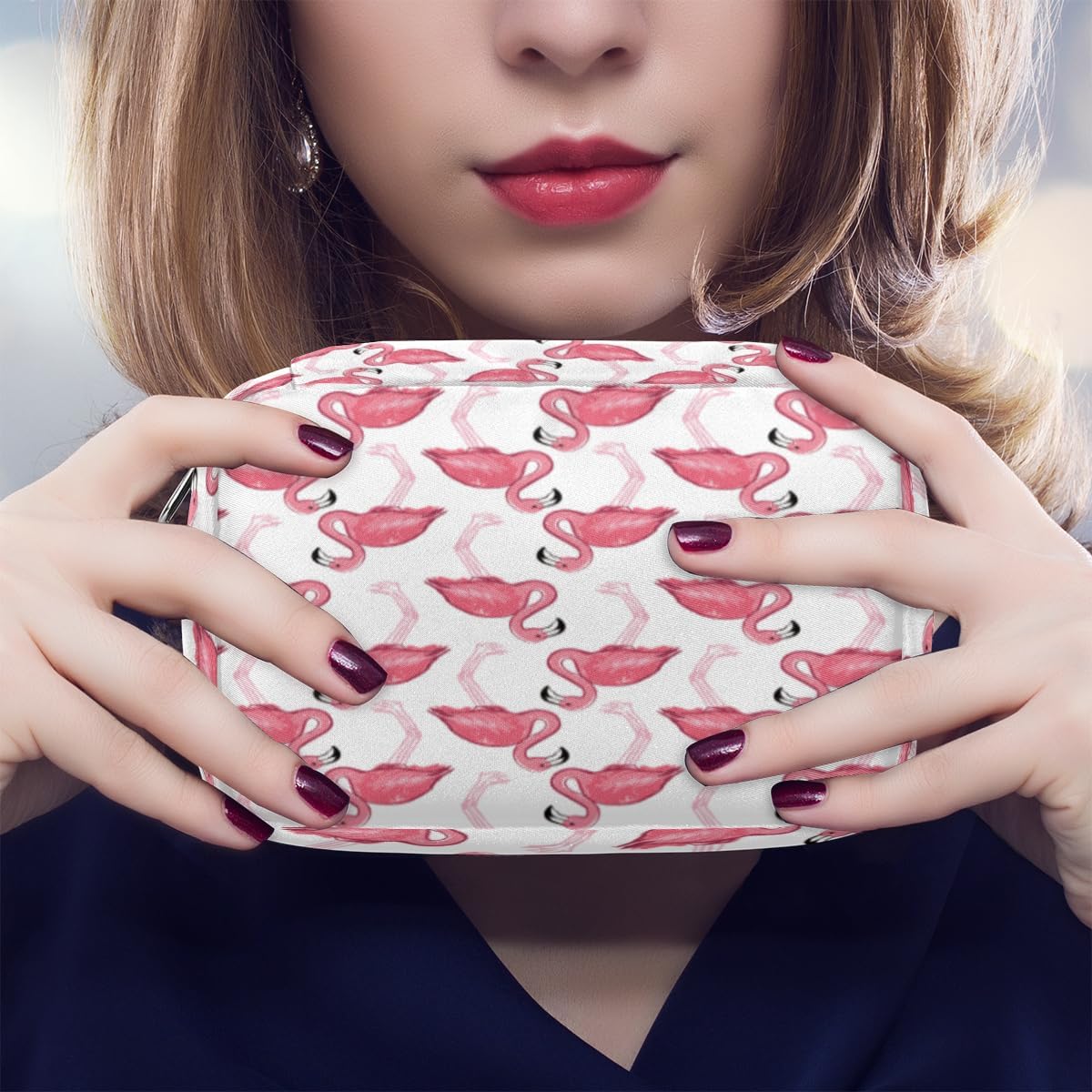 Neceser de viaje para mujer, bolsa de maquillaje de viaje, organizador de bolsa de maquillaje pequeña para viajes, bolsa de cosméticos, bolsa de