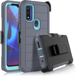 Njjex Funda resistente para Motorola Moto G Pure para Moto G Power 2022 con funda de clip para cinturón, protector de pantalla integrado resistente Njjex Funda resistente para Motorola Moto G Pure para Moto G Power 2022 con funda de clip para cinturón, protector de pantalla integrado resistente
