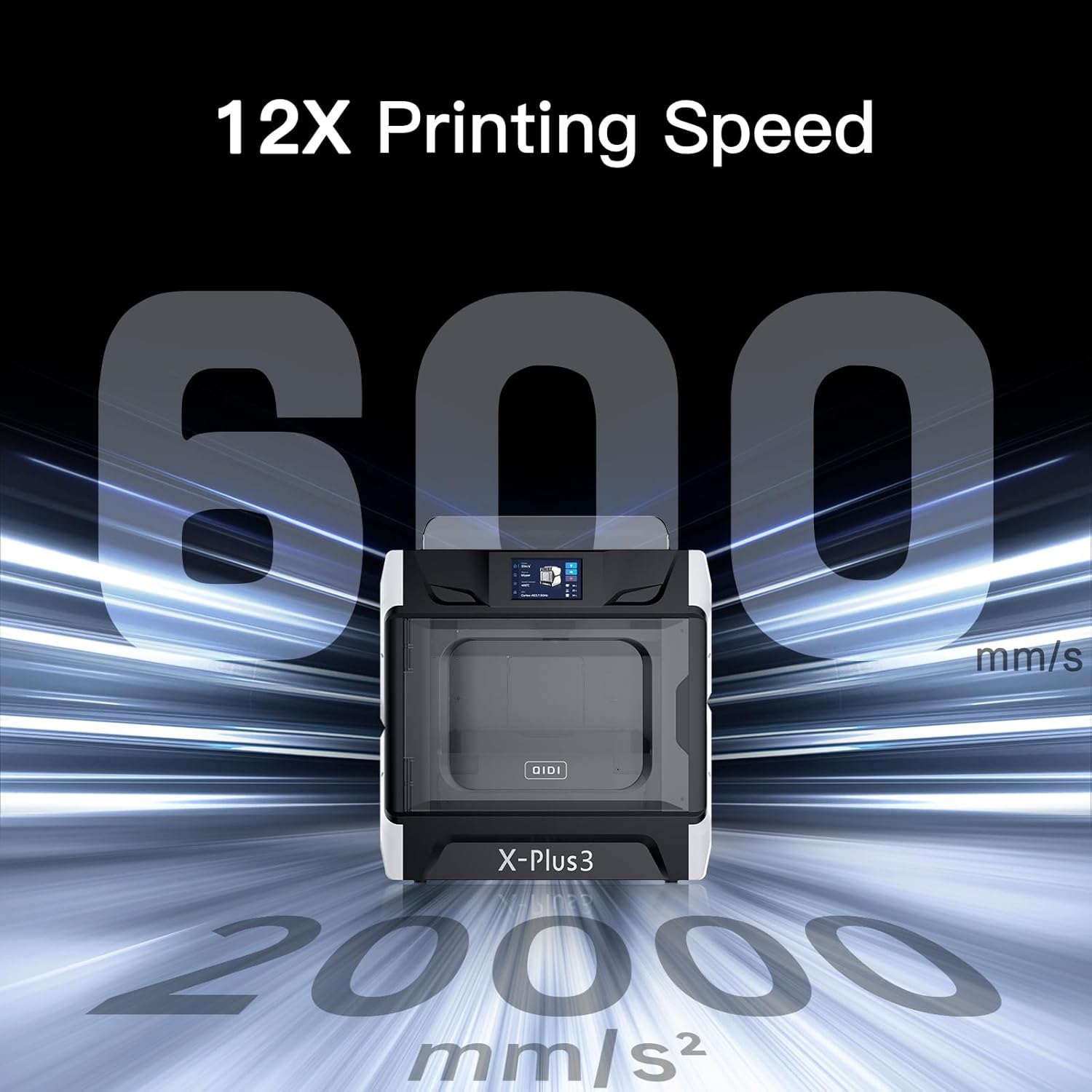 R QIDI TECHNOLOGY Impresoras 3D X-PLUS3 completamente actualizadas, impresora 3D de alta velocidad de grado industrial de 23.622 ins, aceleración de