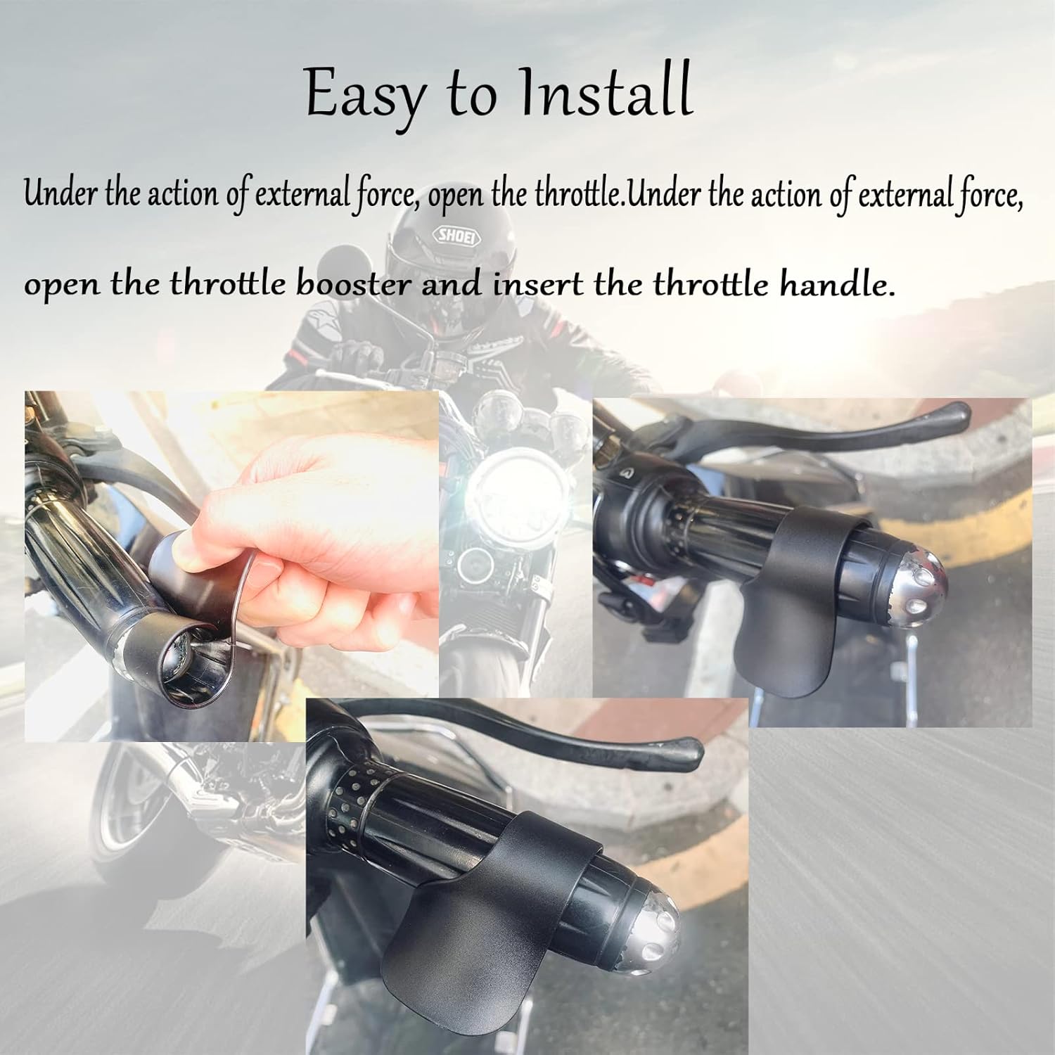 Control de crucero universal para motocicleta, 1.0 in0,98 pulgadas, soporte para acelerador de motocicleta, asistente de crucero, agarre de reposo