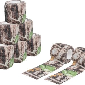 LOOGU Cinta adhesiva de camuflaje con forma de camuflaje no tejida para linterna de cámara (2.0 pulgadas x 14.76 pies) LOOGU Cinta adhesiva de camuflaje con forma de camuflaje no tejida para linterna de cámara (2.0 pulgadas x 14.76 pies)