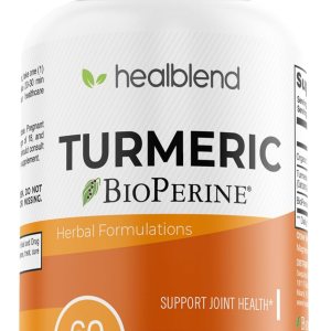 Curcumina de cúrcuma orgánica con BioPerine  95% curcuminoides estandarizados y extracto de pimienta negra  Suplemento de apoyo articular con Curcumina de cúrcuma orgánica con BioPerine  95% curcuminoides estandarizados y extracto de pimienta negra  Suplemento de apoyo articular con