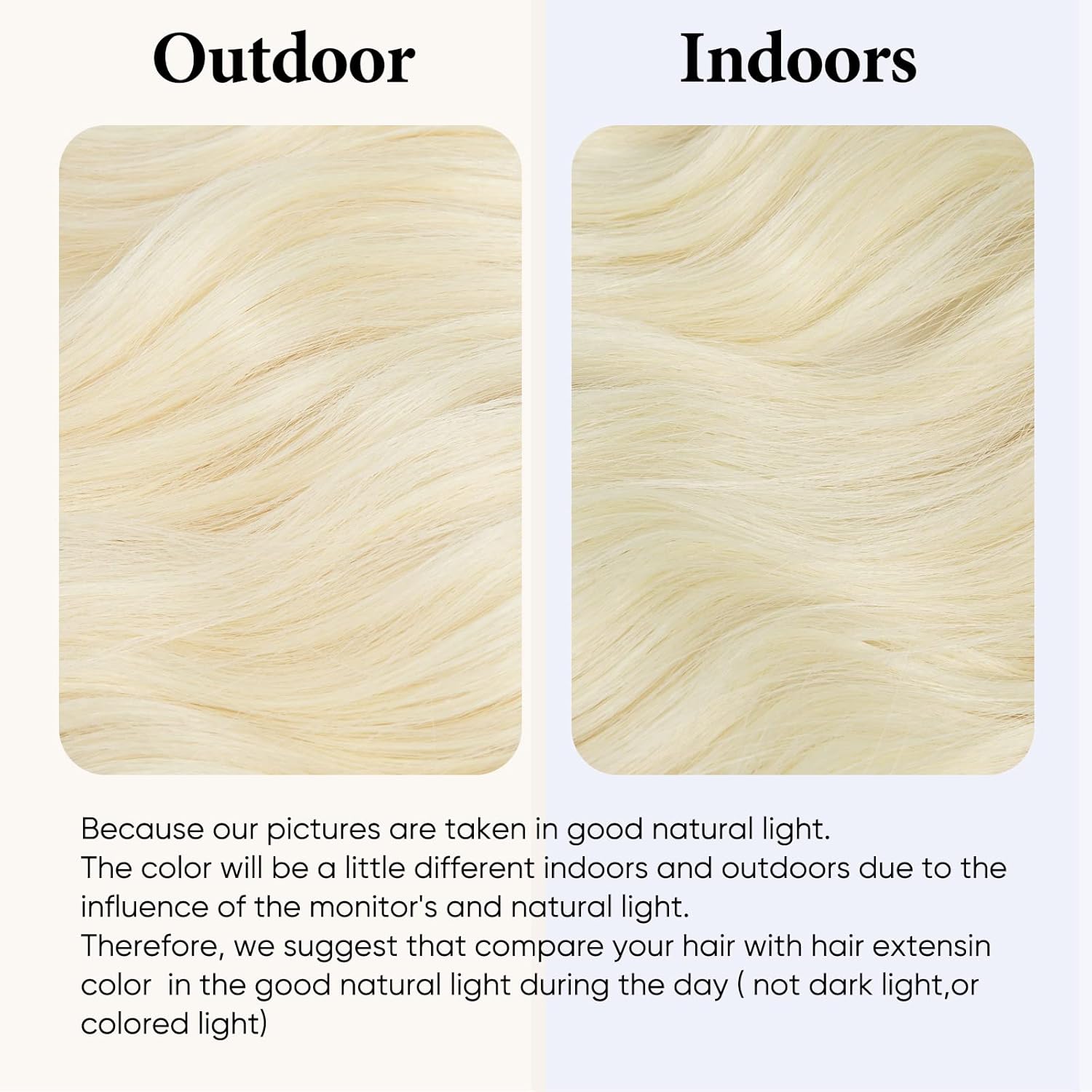 SARLA Extensión de cabello con alambre invisible rubio decolorado con clips, extensión sintética larga de onda de playa con clip para mujer, tamaño