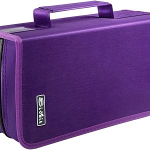 Soporte para estuche de DVD, estuche para CDDVD, soporte para carpetas de CD y DVD, capacidad para 160 unidades, organizador portátil de carpetas de Soporte para estuche de DVD, estuche para CDDVD, soporte para carpetas de CD y DVD, capacidad para 160 unidades, organizador portátil de carpetas de