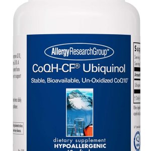 Allergy Research Group – CoQH-CF Ubiquinol – Antioxidante CoQ10, Estable, Biodisponible – 60 cápsulas blandas Allergy Research Group – CoQH-CF Ubiquinol – Antioxidante CoQ10, Estable, Biodisponible – 60 cápsulas blandas