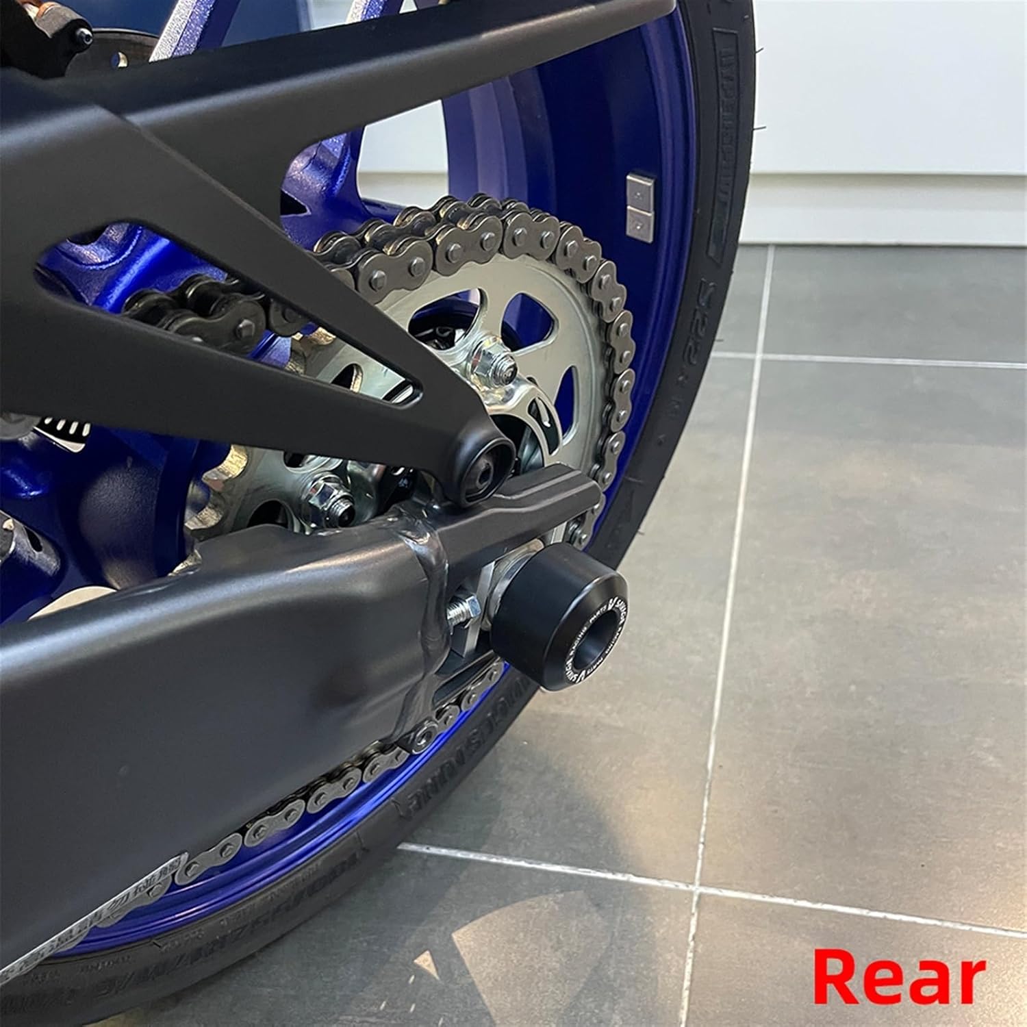 Para Yamaha MT09 SP Tracer 9 GT XSR900 rueda delantera trasera Horquilla deslizante Eje Horquilla Crash Slider Rueda Protector de cubo de rueda
