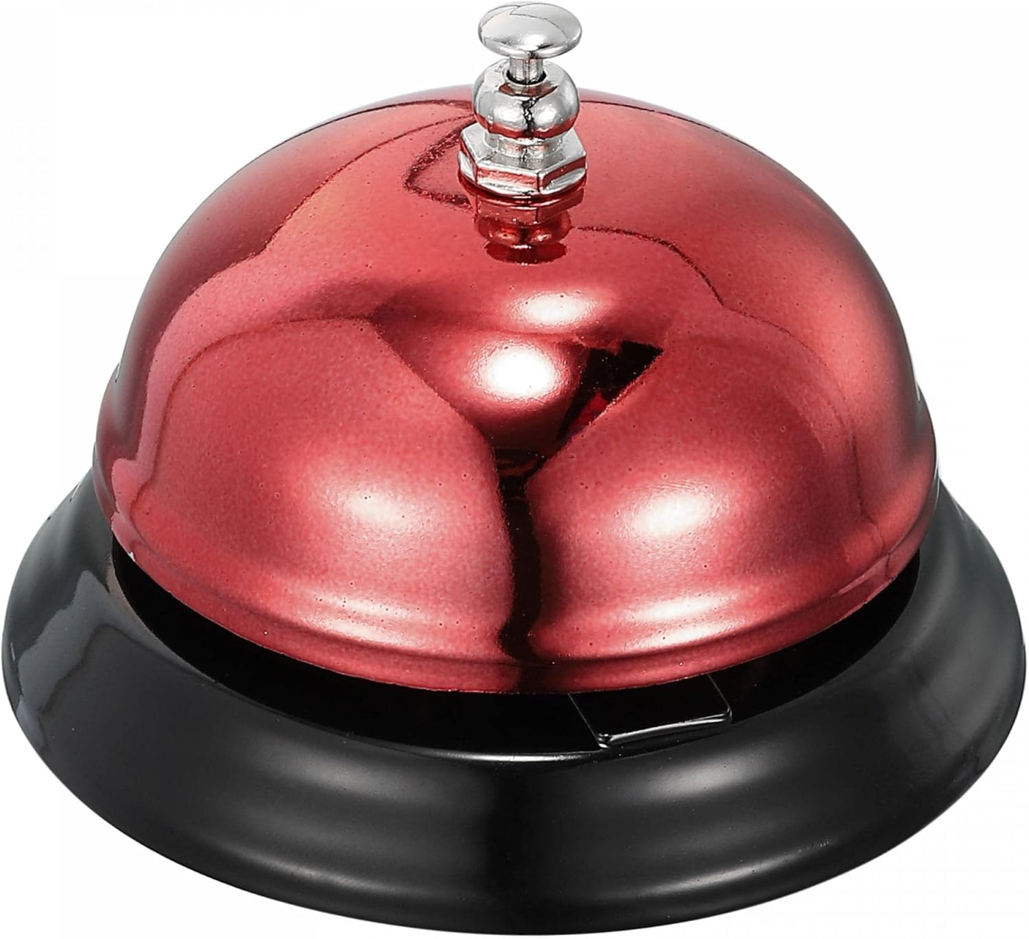 uxcell Campana de escritorio, 3.346 in (3.35 pulgadas) para restaurantes, servicio, rojo