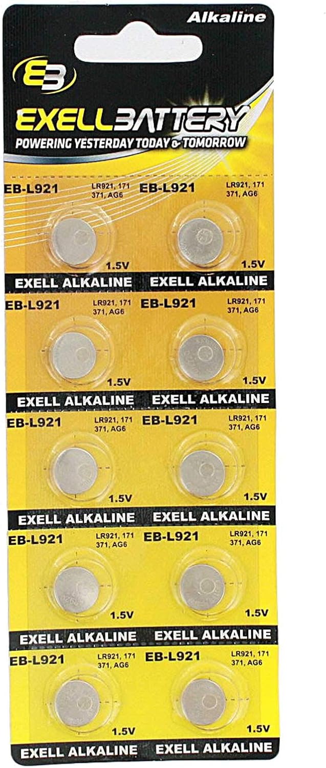 Kit de baterías esenciales de 51 piezas L626 L921 L1154 L754 L1131 y abridor de reloj