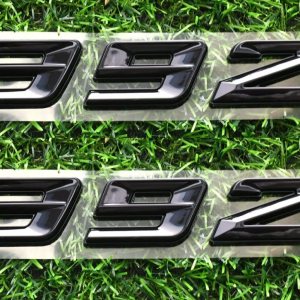 Par de emblemas 392 placa de identificación compatible con Challenger Chrysle 300C 392 coche, camión, pasajero y conductor (negro) Par de emblemas 392 placa de identificación compatible con Challenger Chrysle 300C 392 coche, camión, pasajero y conductor (negro)