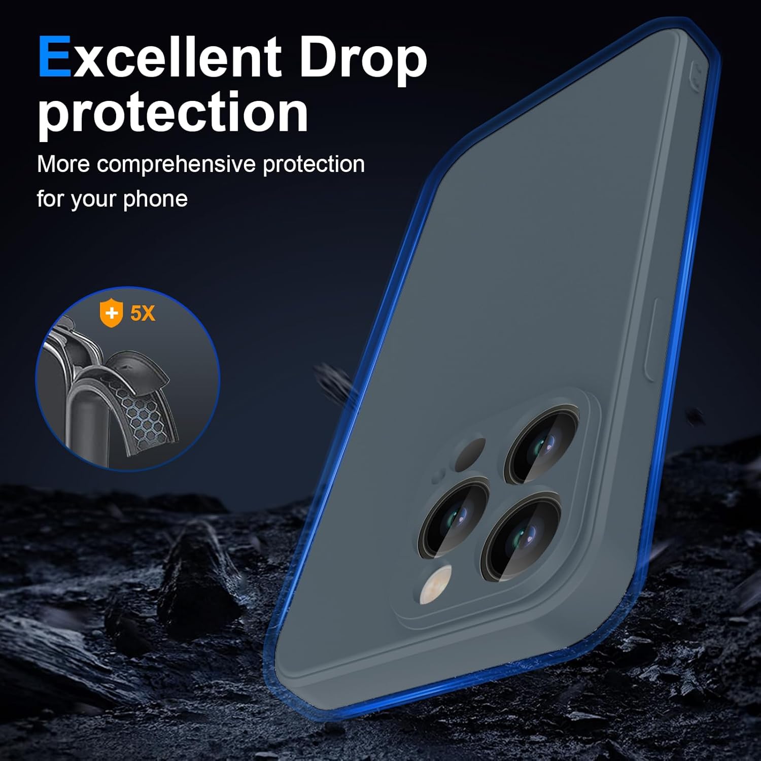 CMYFUTNG Funda para iPhone 13 Mini, silicona líquida de alta calidad sedosa al tacto, protección de la cámara, forro de microfibra suave