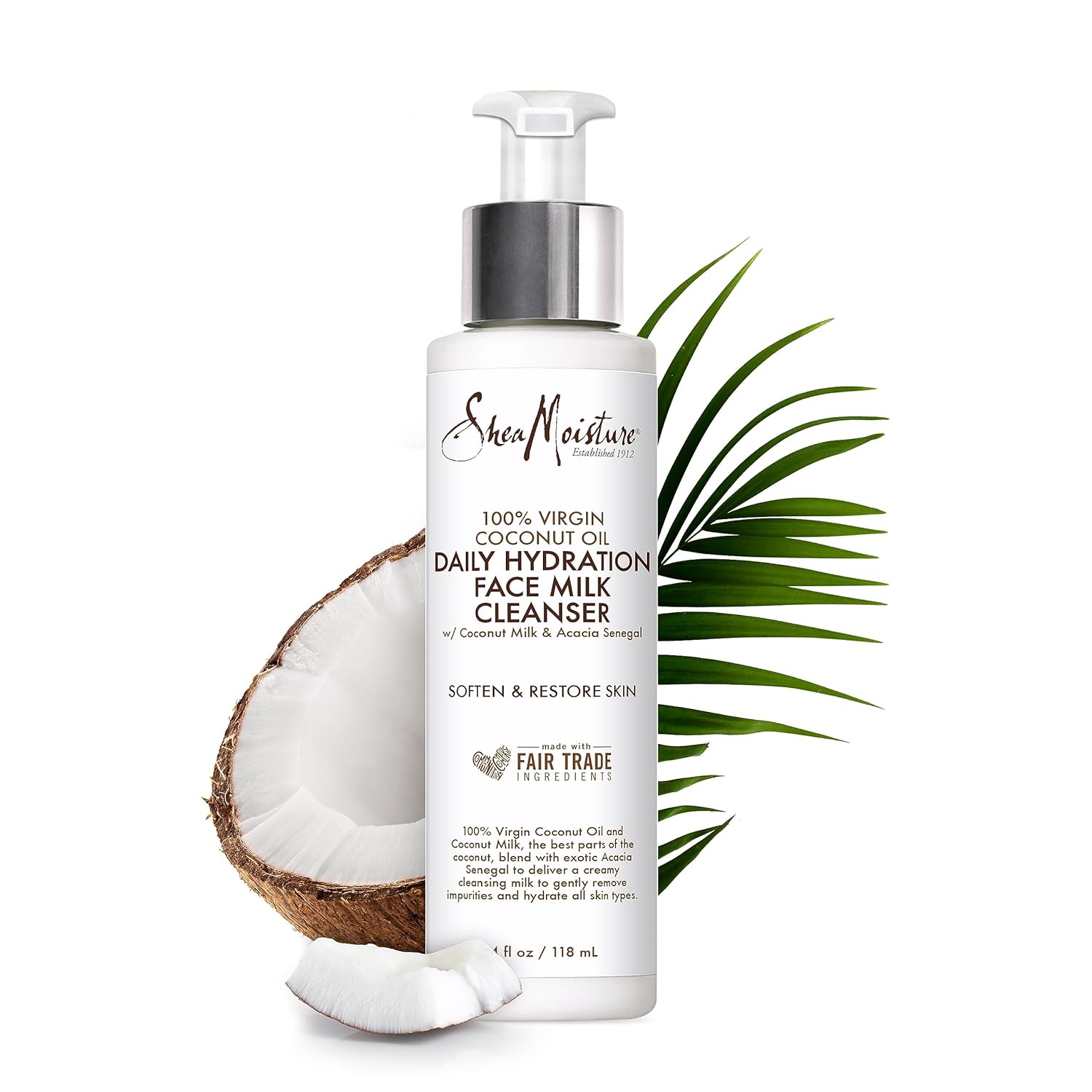 SheaMoisture Limpiador de leche facial de hidratación diaria