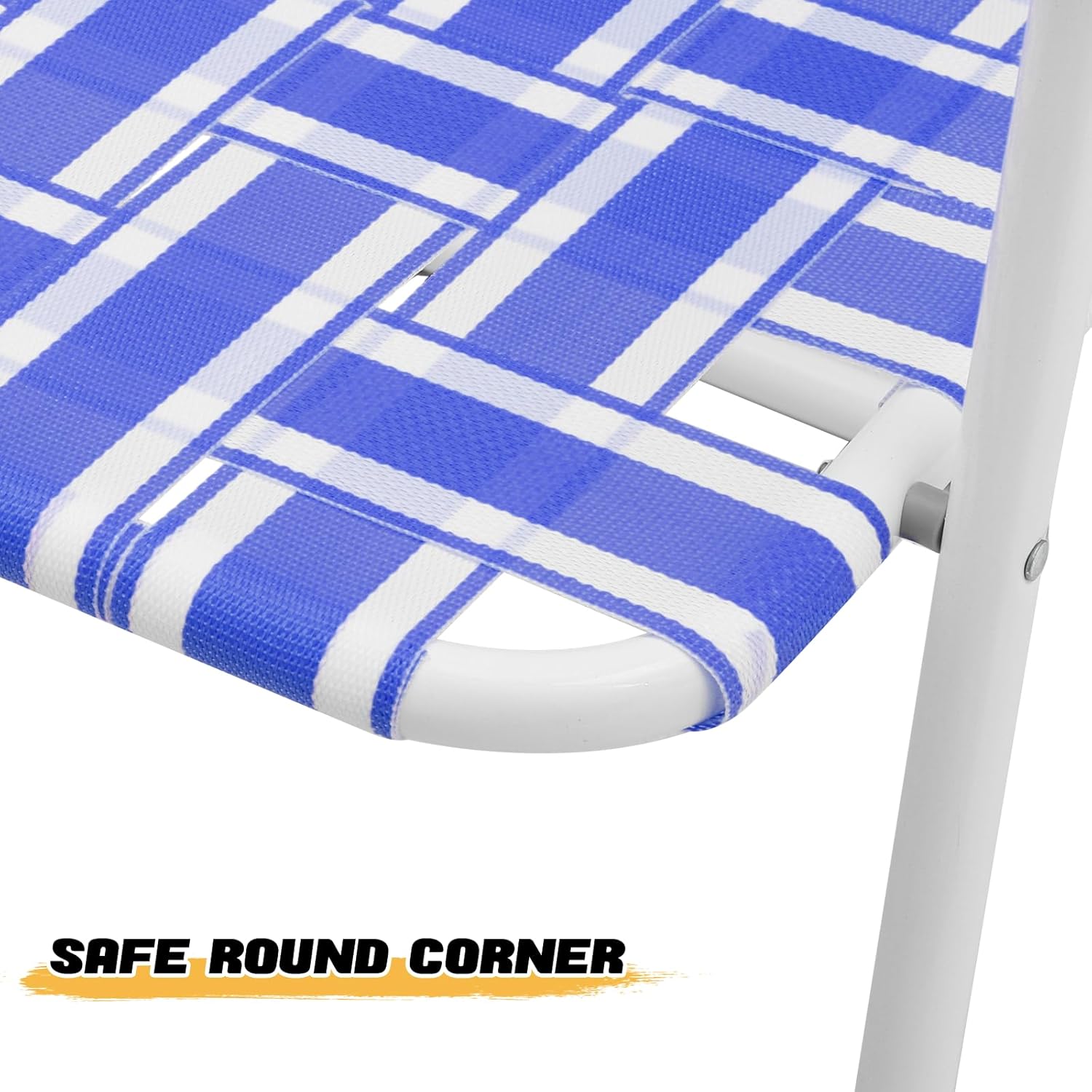 MoNiBloom Webbed – Silla de playa plegable para adultos, portátil, ligera, con marco de aluminio resistente, sillas de camping para patio, jardín,
