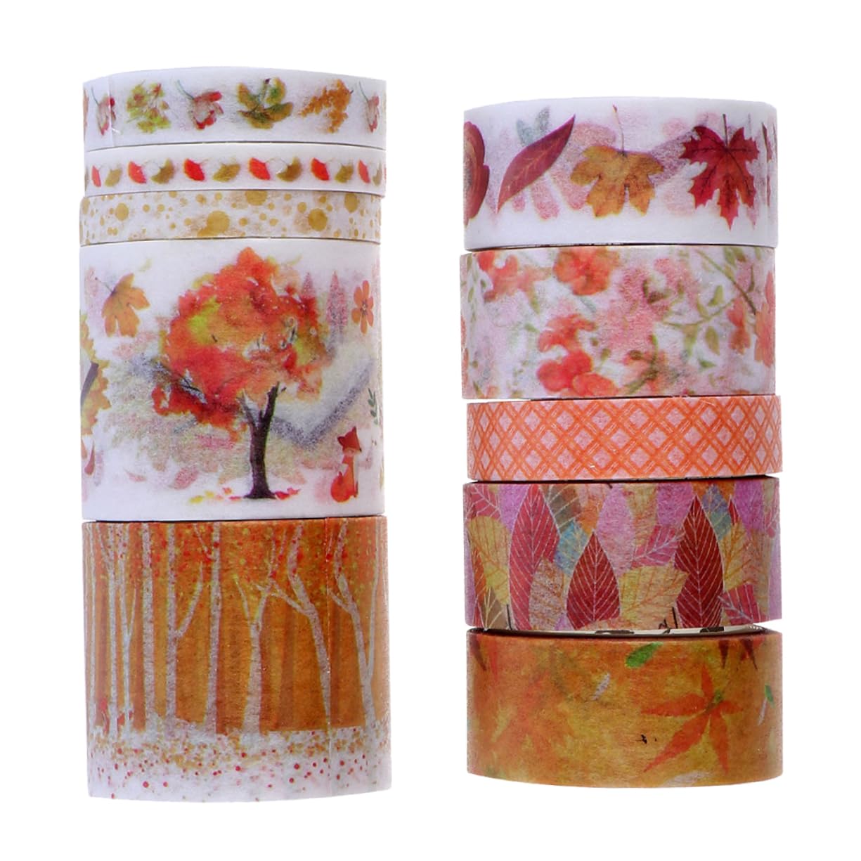 NOLITOY 4 Boxes Autumn Washi Tape Premium Washi Tape Washi Tape Crafts Flower Embellishments Botanical Stickers Kid Stickers Colored Duct Tape