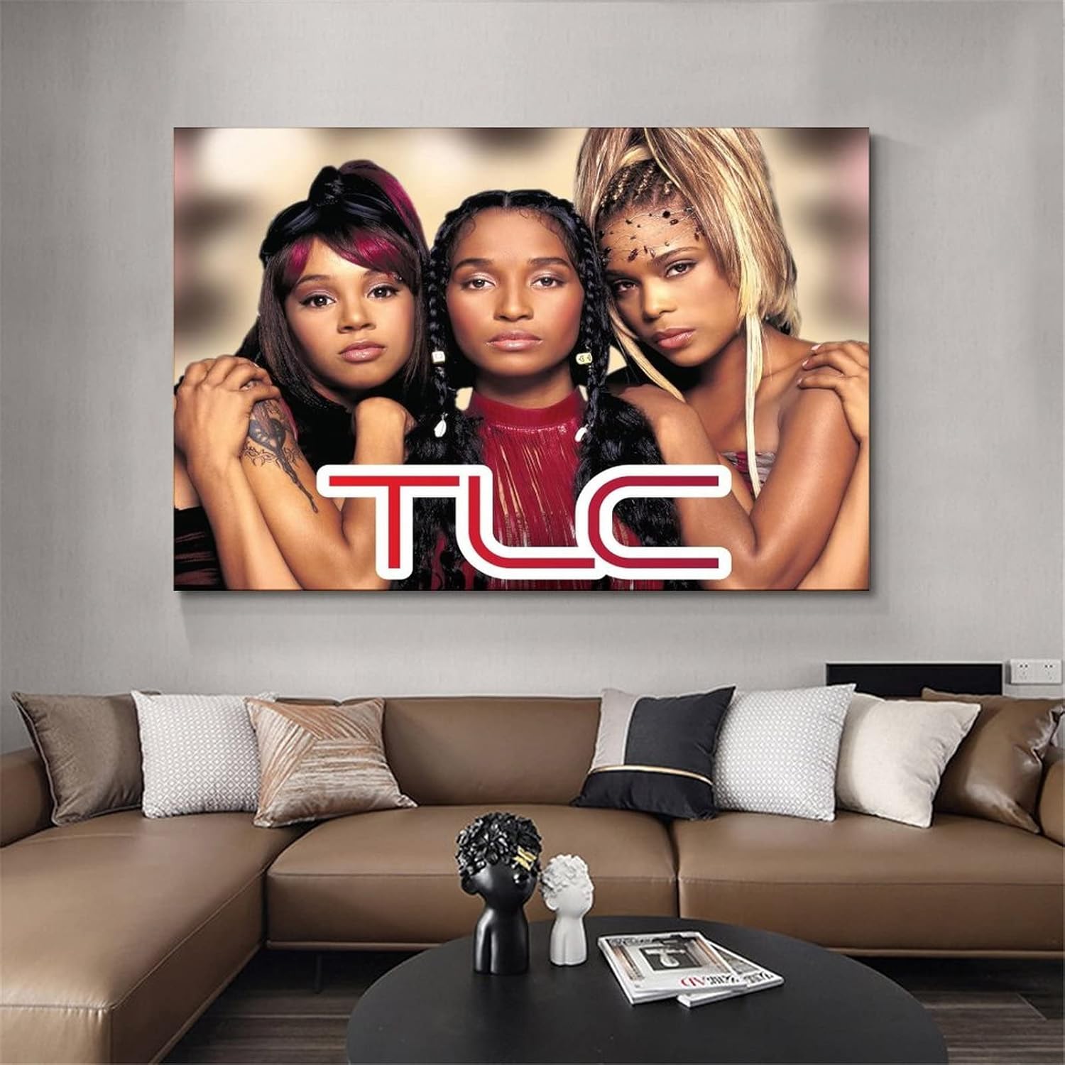 TLC – Póster decorativo para pared, para sala de estar, dormitorio, 08 x 12 pulgadas (7.9 x 11.8 in)