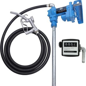 SUPERFASTRACING Bomba de transferencia de combustible de 20GPM 12V Gasolina CC (boquilla manual, manguera de descarga, medidor mecánico de galones, SUPERFASTRACING Bomba de transferencia de combustible de 20GPM 12V Gasolina CC (boquilla manual, manguera de descarga, medidor mecánico de galones,