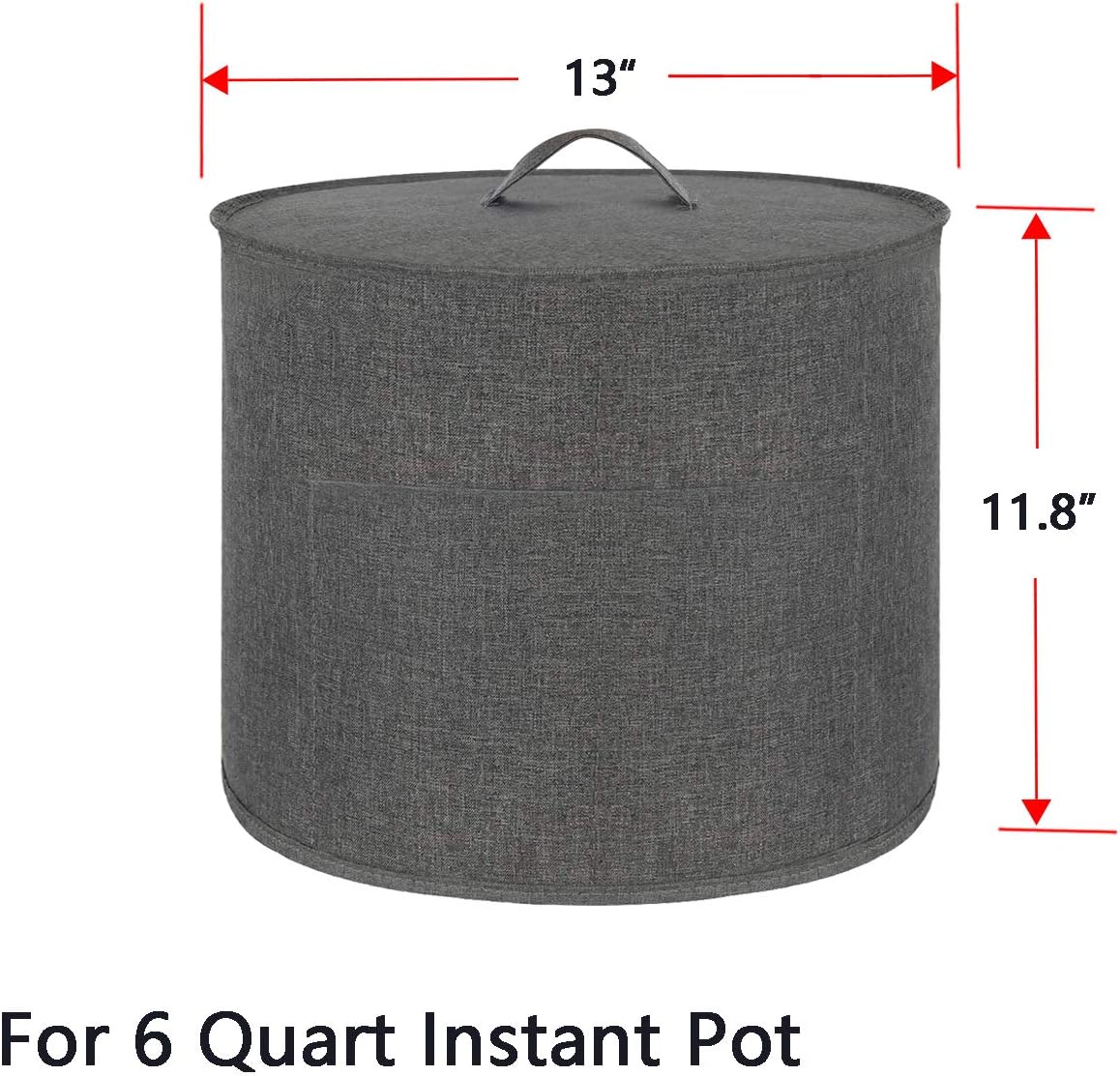 Cubierta para electrodomésticos, resistente al agua, para olla instantánea de 6 cuartos de galón, olla a presión eléctrica, arrocera, freidora de