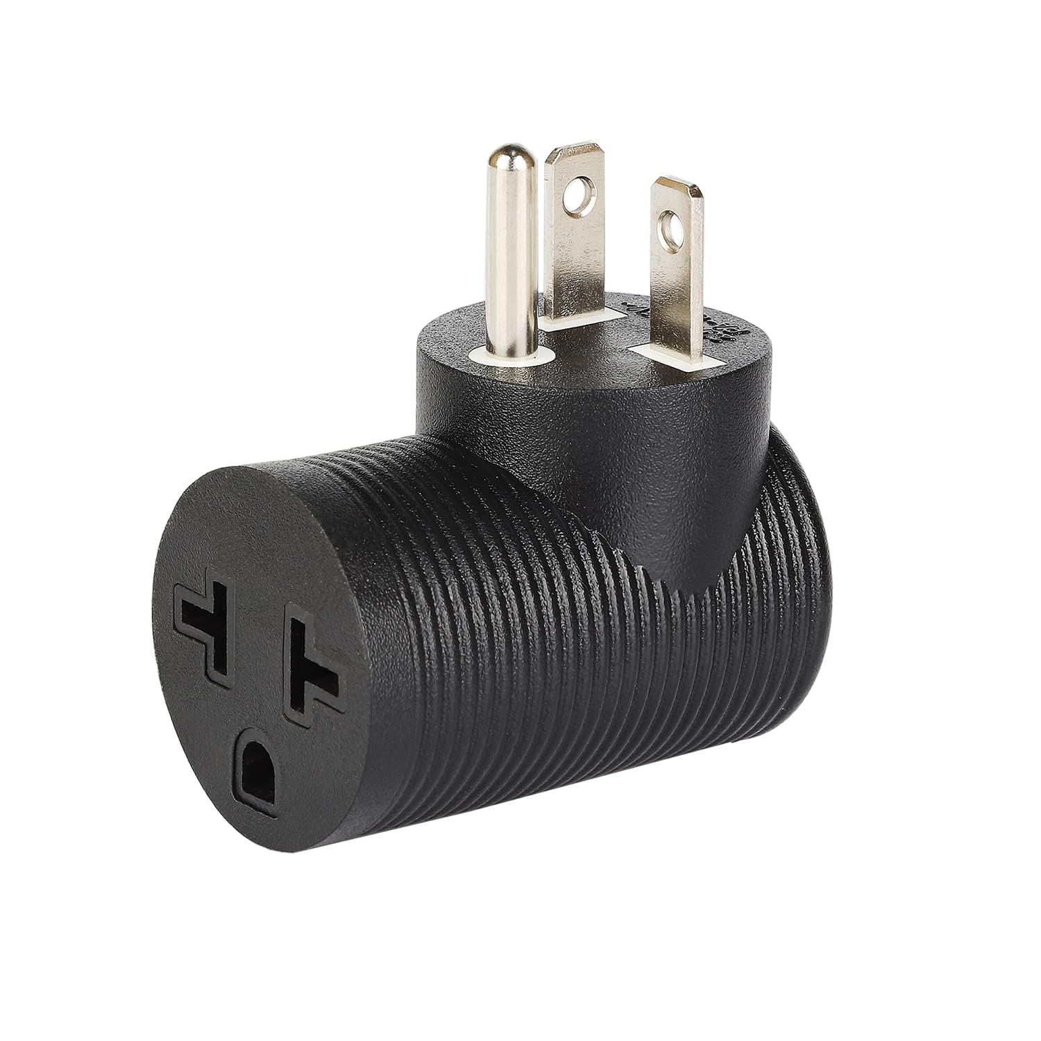 Adaptador de corriente en ángulo derecho, adaptador de corriente de ángulo descendente, ángulo Nema 5-20P macho a 5-20R hembra, adaptador de CA