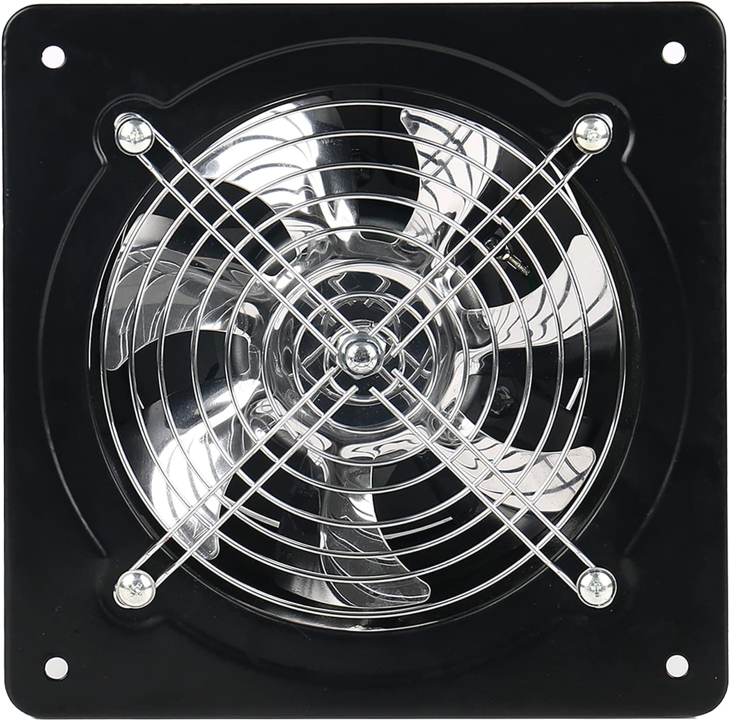 Ventilador de escape con enchufe, ventilador de ventilación a través de la pared de 10 pulgadas 1088CFM con motor de cobre puro ligero, para