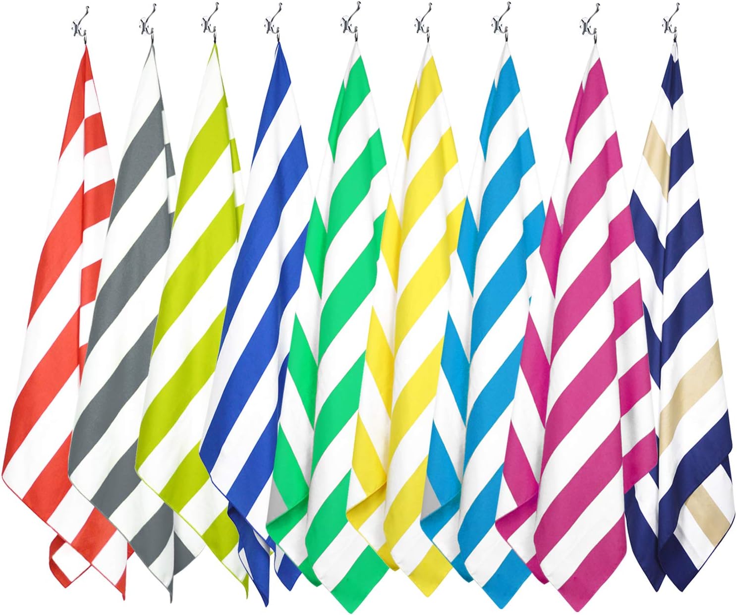Your Choice – Juego de toallas de microfibra de secado rápido para playa, viajes, natación, piscina, campamento, actividades al aire libre y toalla