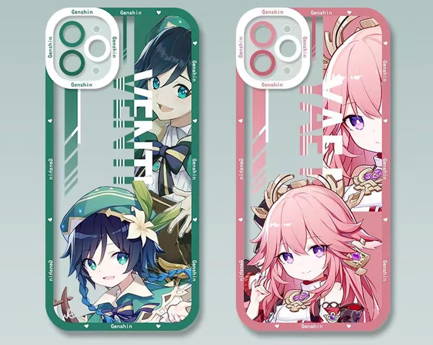 Genshin Impact – Funda para teléfono compatible con iPhone 1514131211XSXR Genshin Funda protectora contra impactos, llavero gratis (Hu Tao, iPhone