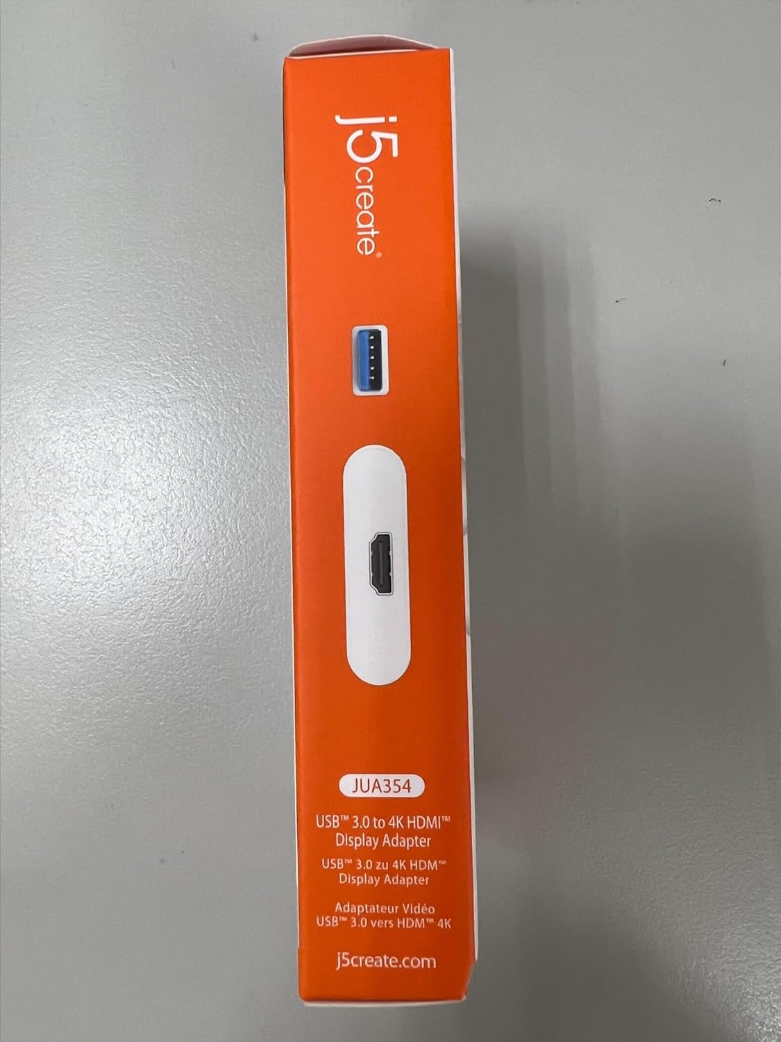 j5create Adaptador de pantalla HDMI USB 3.0 a 4K Conector USB 3.0 macho tipo A  Conector HDMI hembra  4K UHD  Resolución de hasta 3840 x 2160  30 Hz