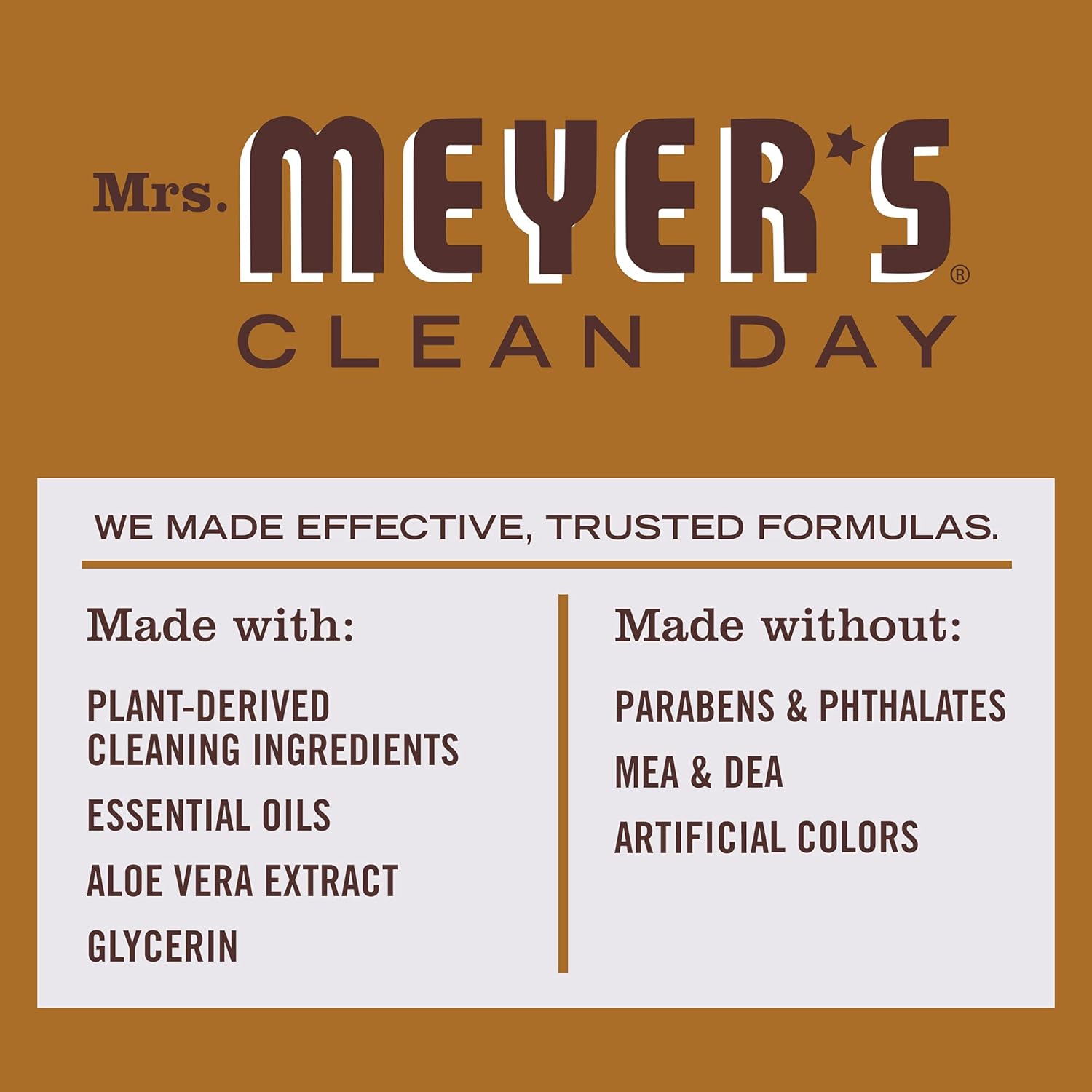 MRS. MEYER’S CLEANDAY – Jabón líquido para platos, fórmula biodegradable, edición limitada, especias de bellota, 16 onzas líquidas (paquete de 2)
