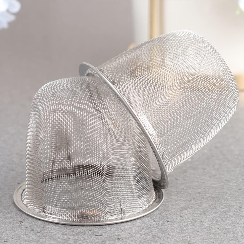 Operitacx 10 unids Teapot Filter Liner Tea Brewer for Loose Tea Mesh Tea Filter Coffee Filters Loose Tea Steeper Metal Tea Infuser Tea Mesh Strainer