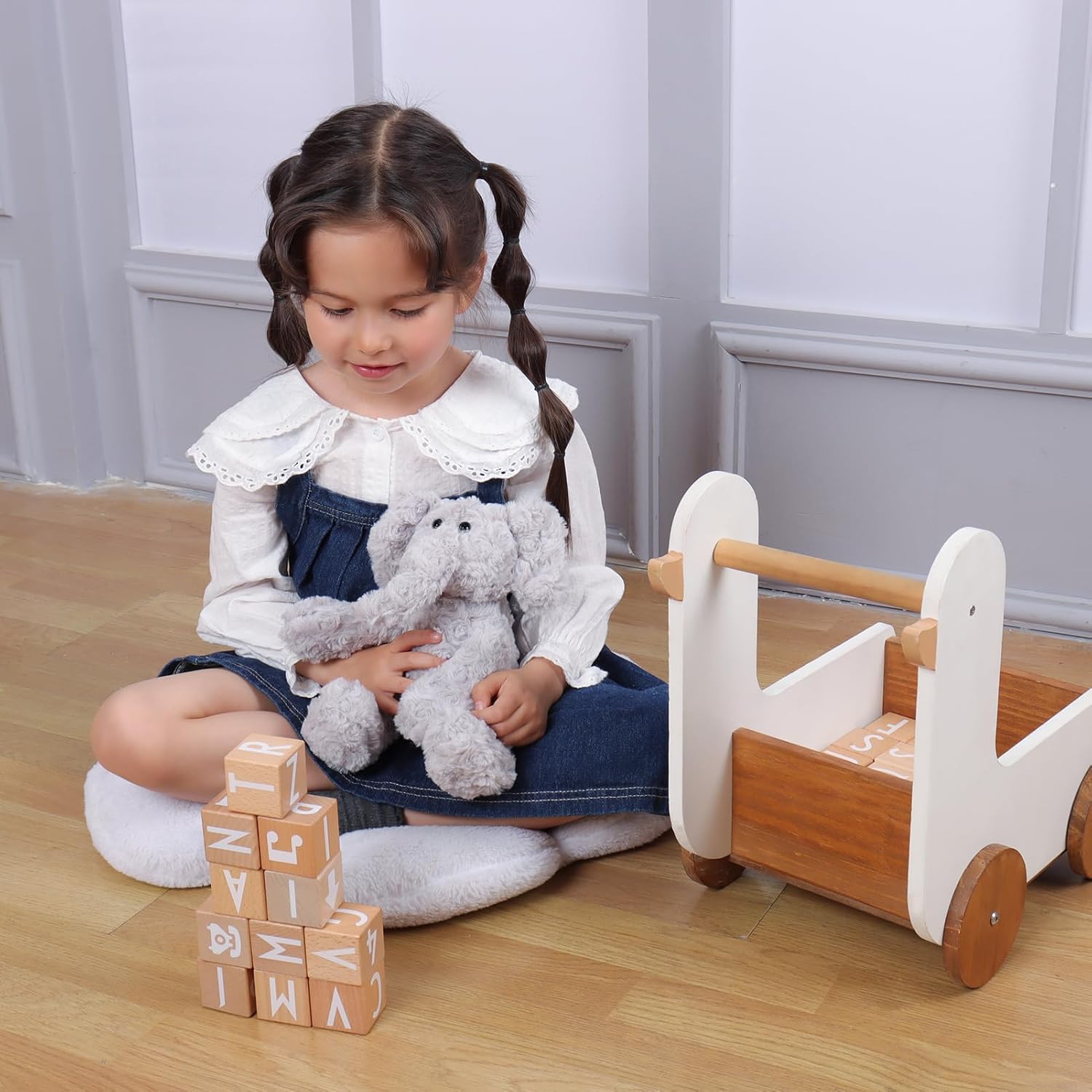 Apricot Lamb Juguetes de peluche de elefante rosa, suave, perfecto para niños (elefante rosa, 8 pulgadas)