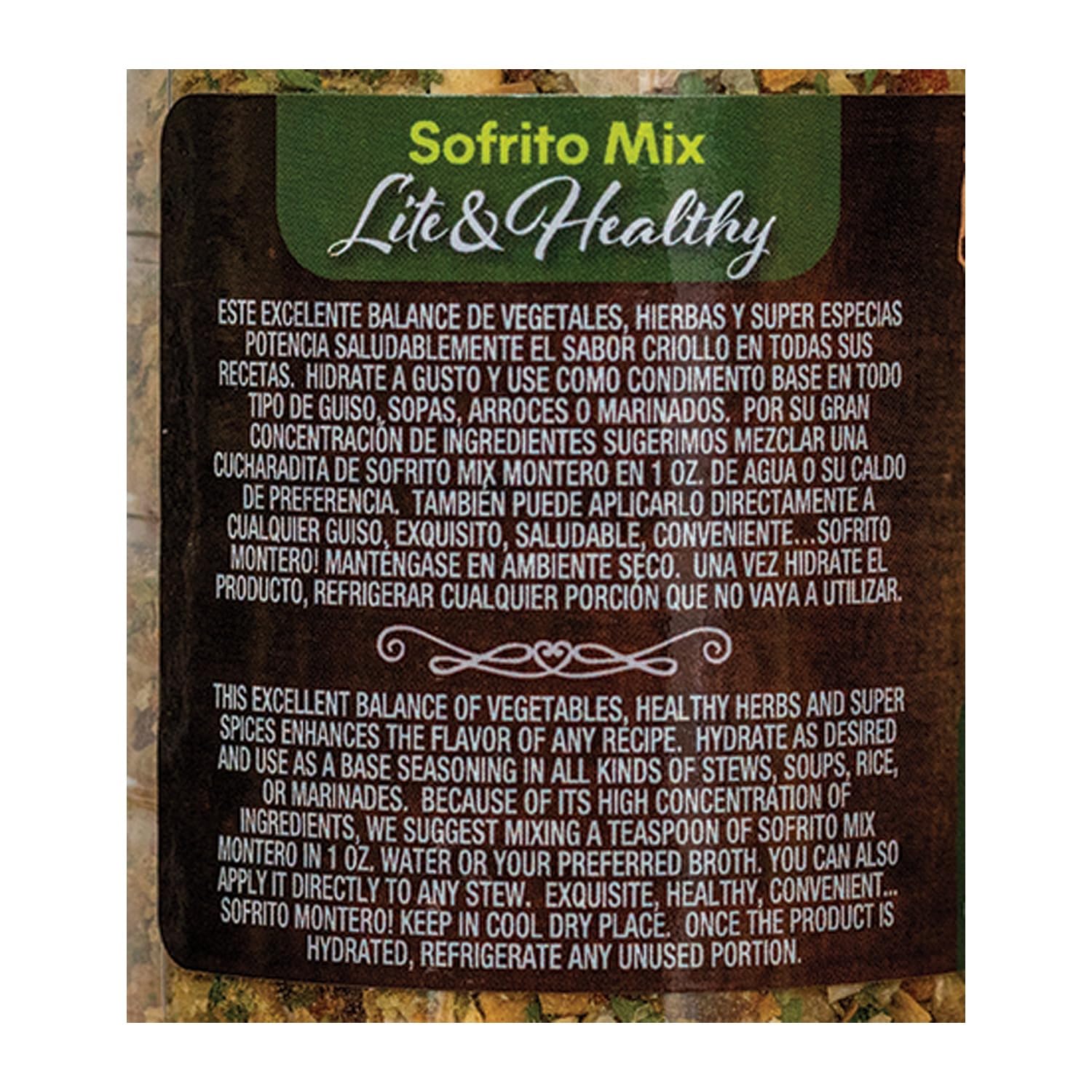 Montero Sofrito Mix 3.5oz y Montero Super Herbs Seasoning Mix 4oz (juego de 2)