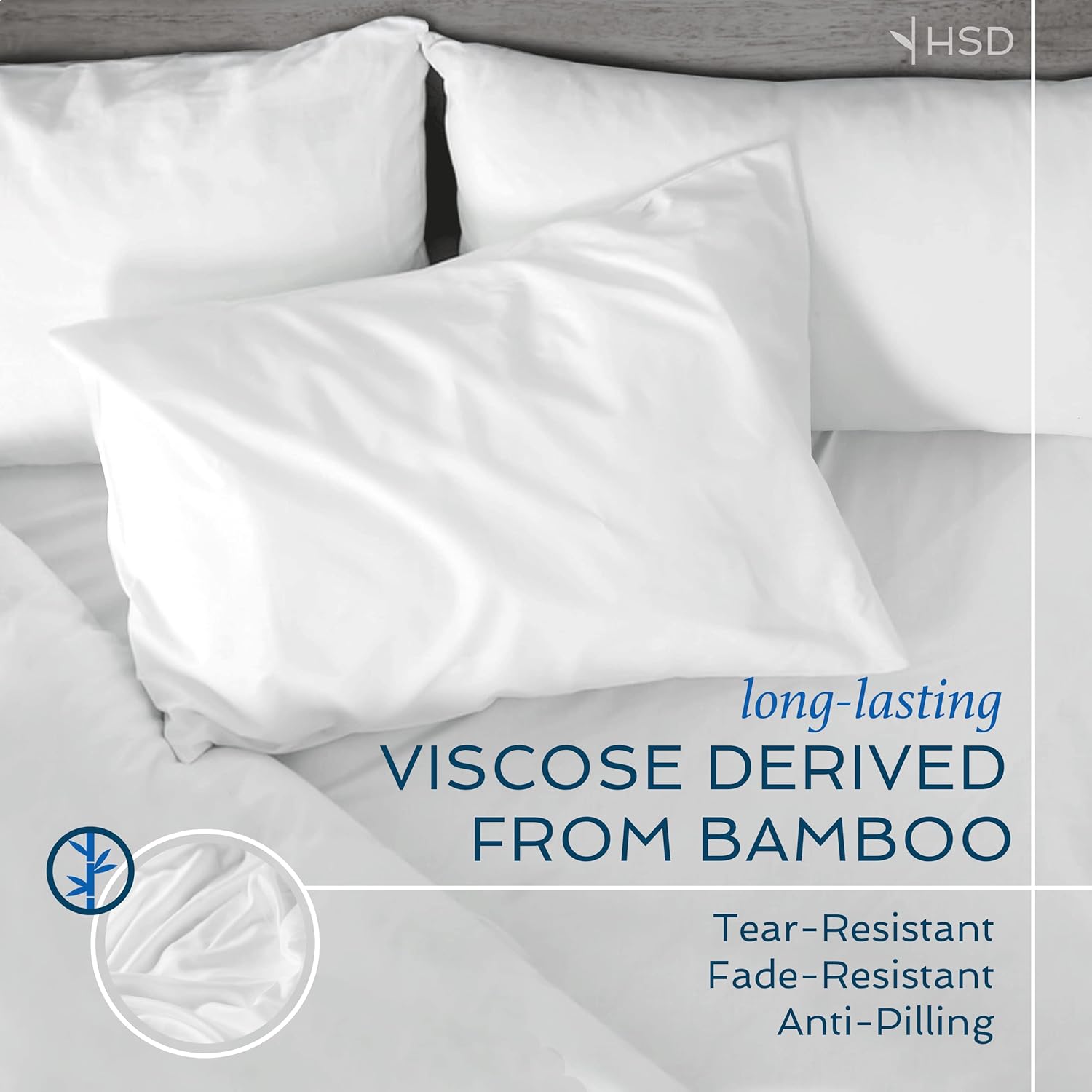 Hotel Sheets Direct Juego de funda de edredón y ropa de cama, juego de 3 piezas, gris oscuro, tamaño matrimonial