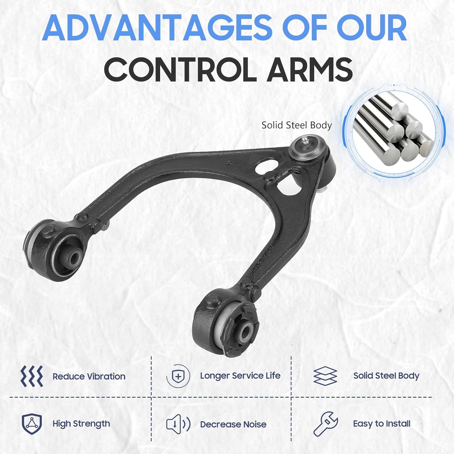 RWD Front Left Right Upper Control Arm wBall Joint for 2005-2008 Dodge Magnum 2005-2019 Chrysler 300 2008-2019 Dodge Challenger 2006-2019 Dodge