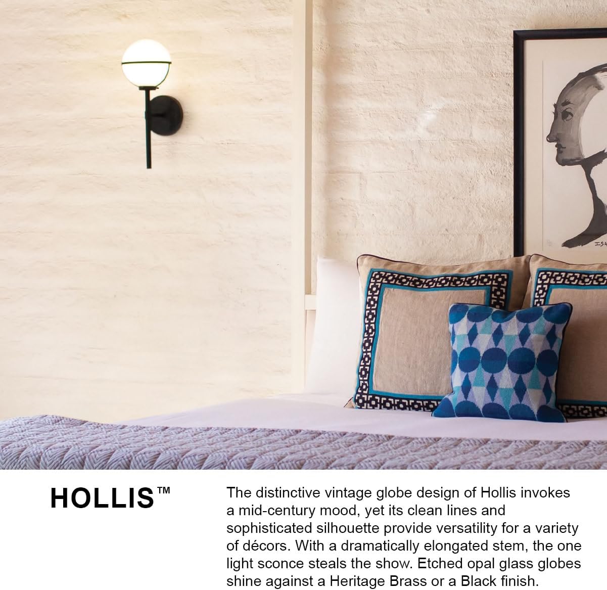 Hinkley Hollis Collection – Accesorio de tocador de baño con tres luces LED G9 de 15 W con cristal de ópalo grabado, negro (5663BK-LL)