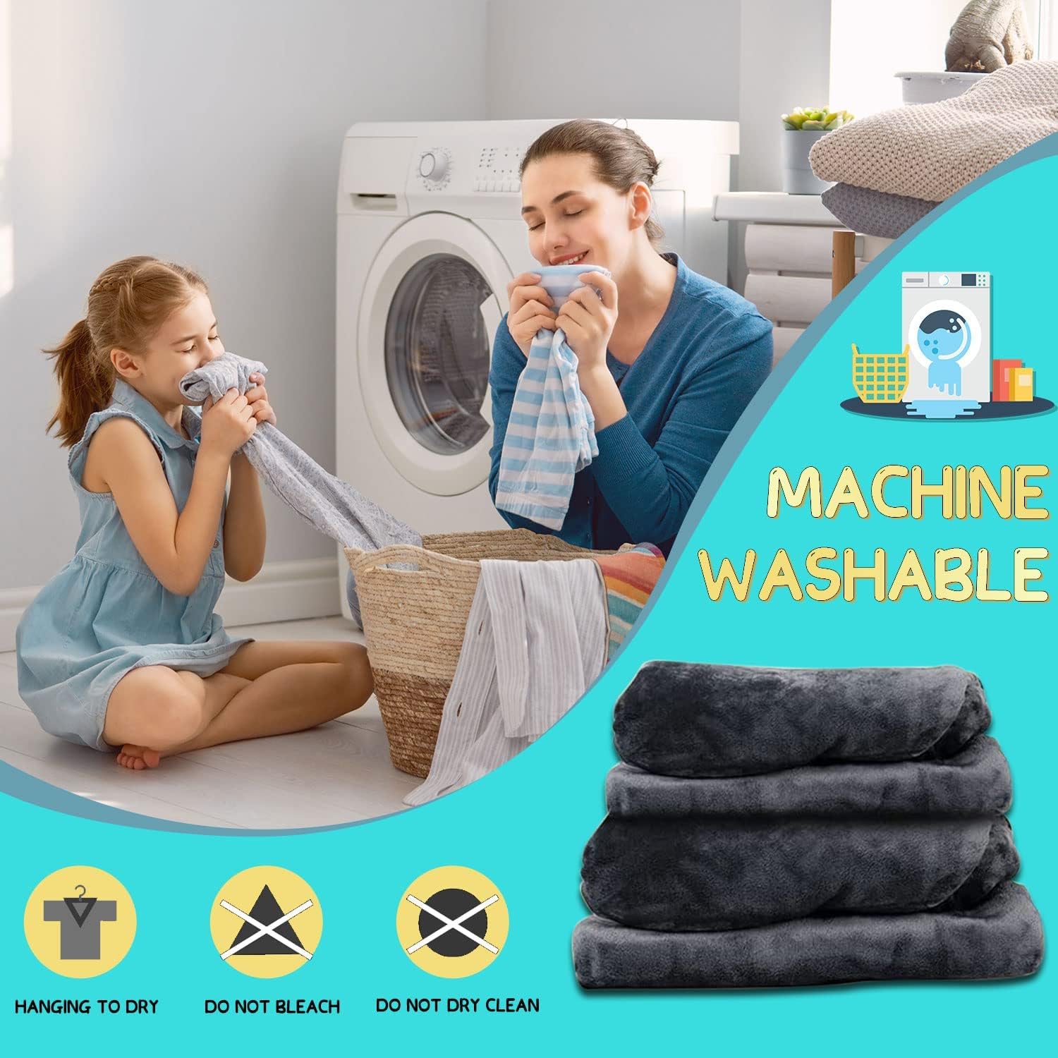 REDESS Sudadera con capucha, manta de sherpa de gran tamaño con mangas y bolsillo gigante, acogedora sudadera con capucha para adultos y niños